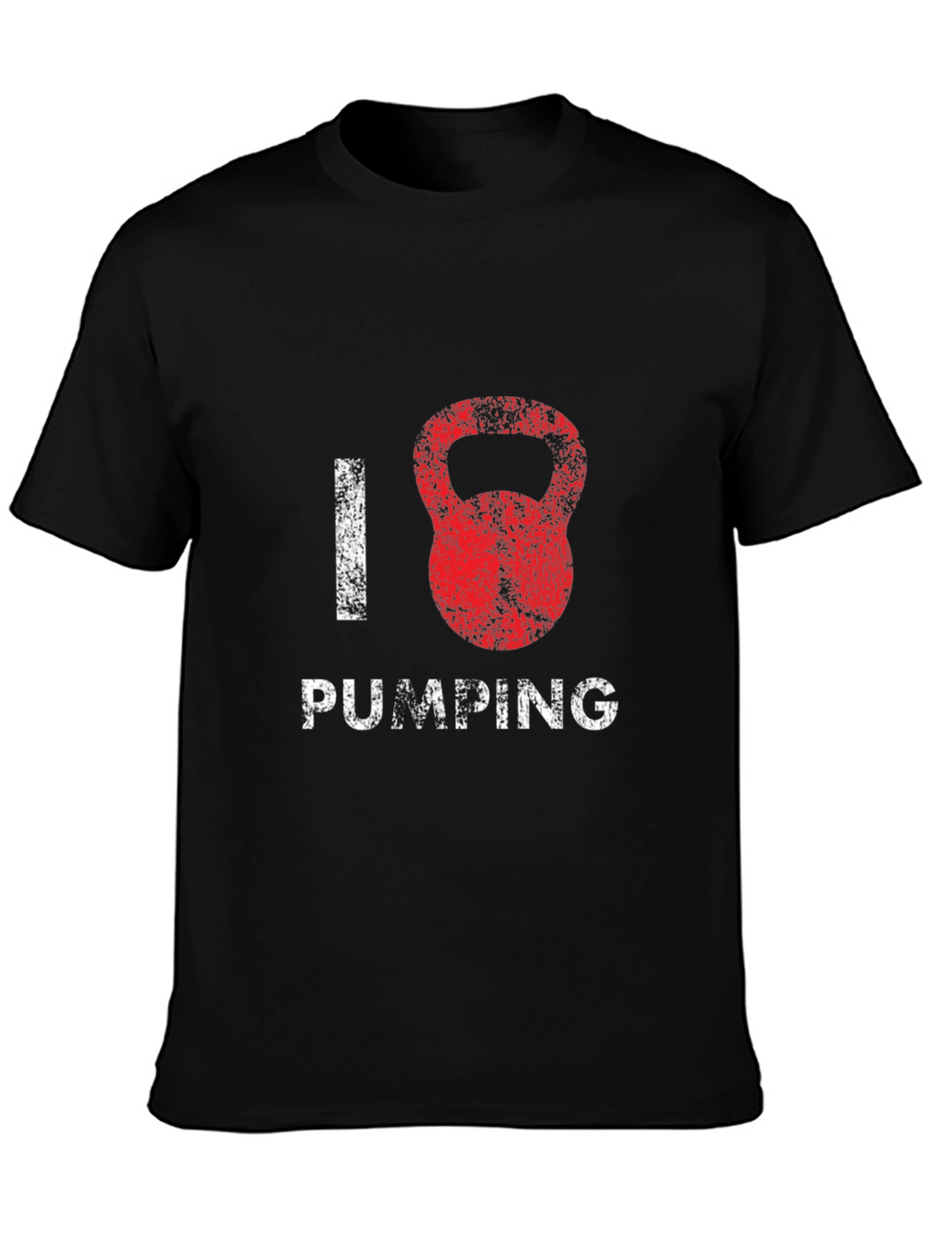 I Kettlebell Pumping Black T-Shirt