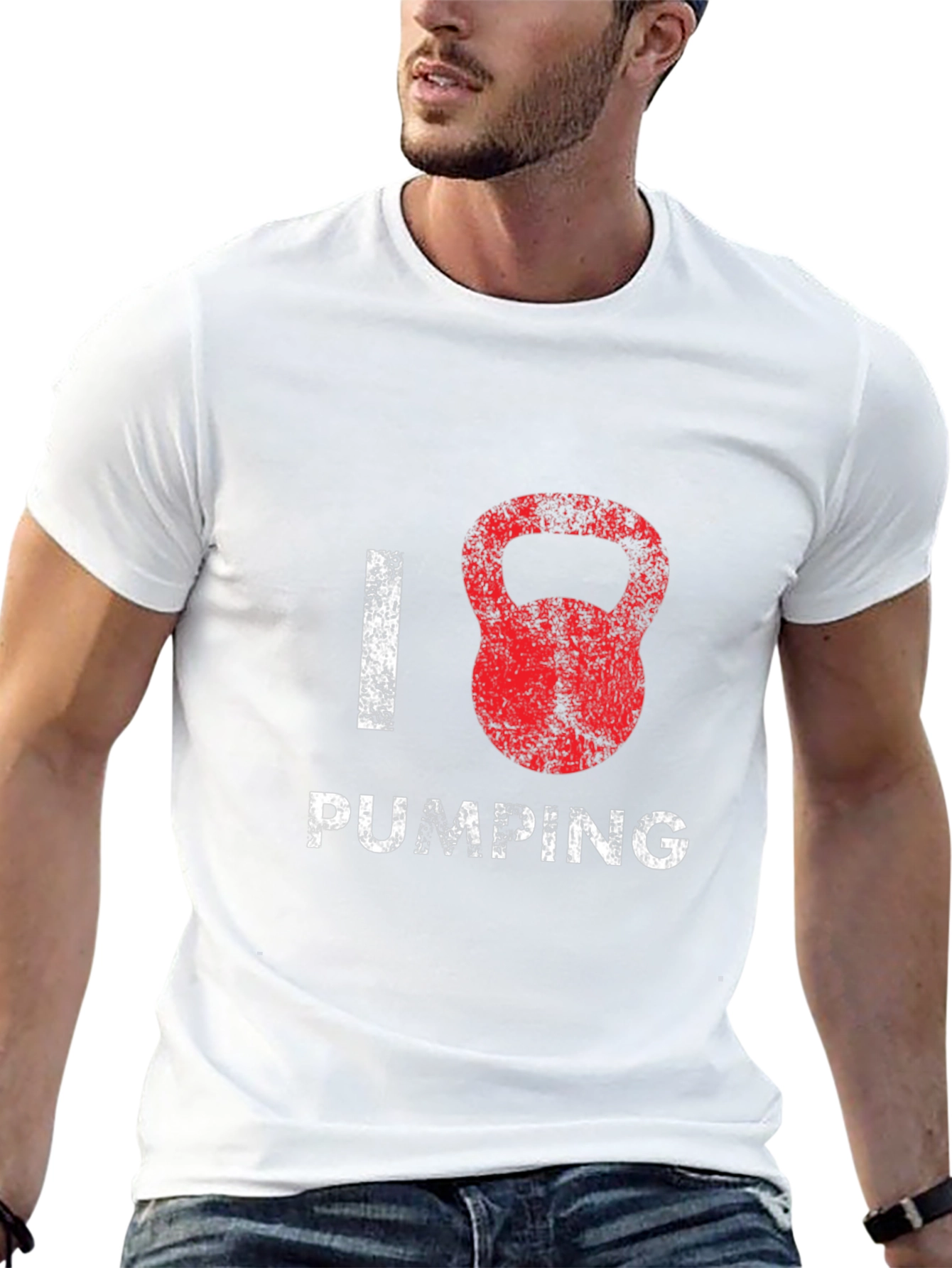 I Kettlebell Pumping Black T-Shirt
