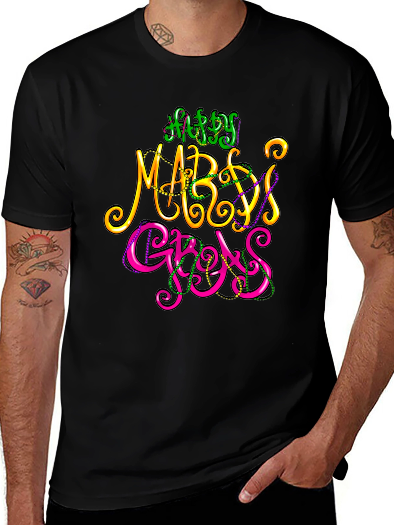 Mardi Gras T-Shirt - Happy Mardi Gras