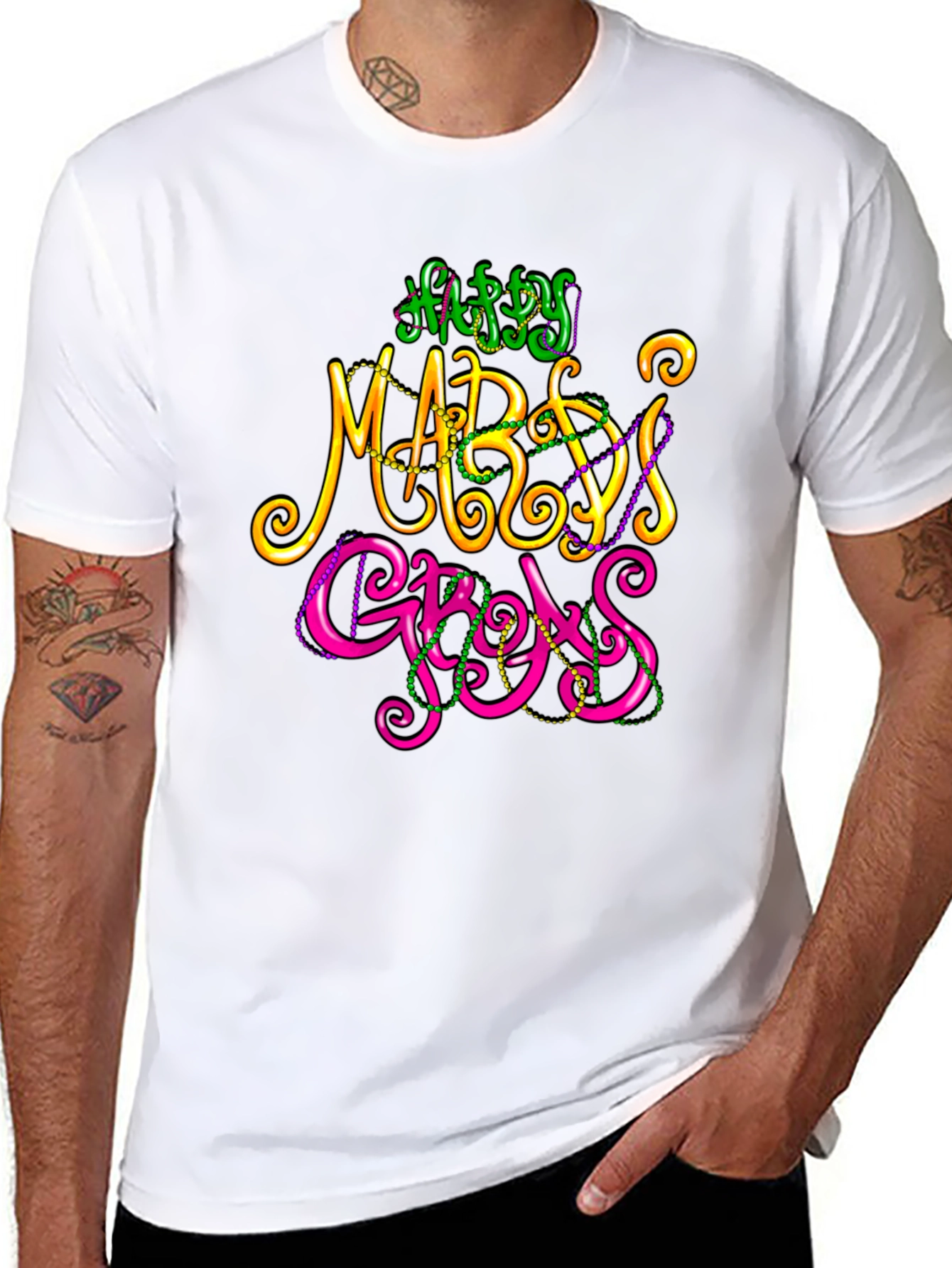 Mardi Gras T-Shirt - Happy Mardi Gras