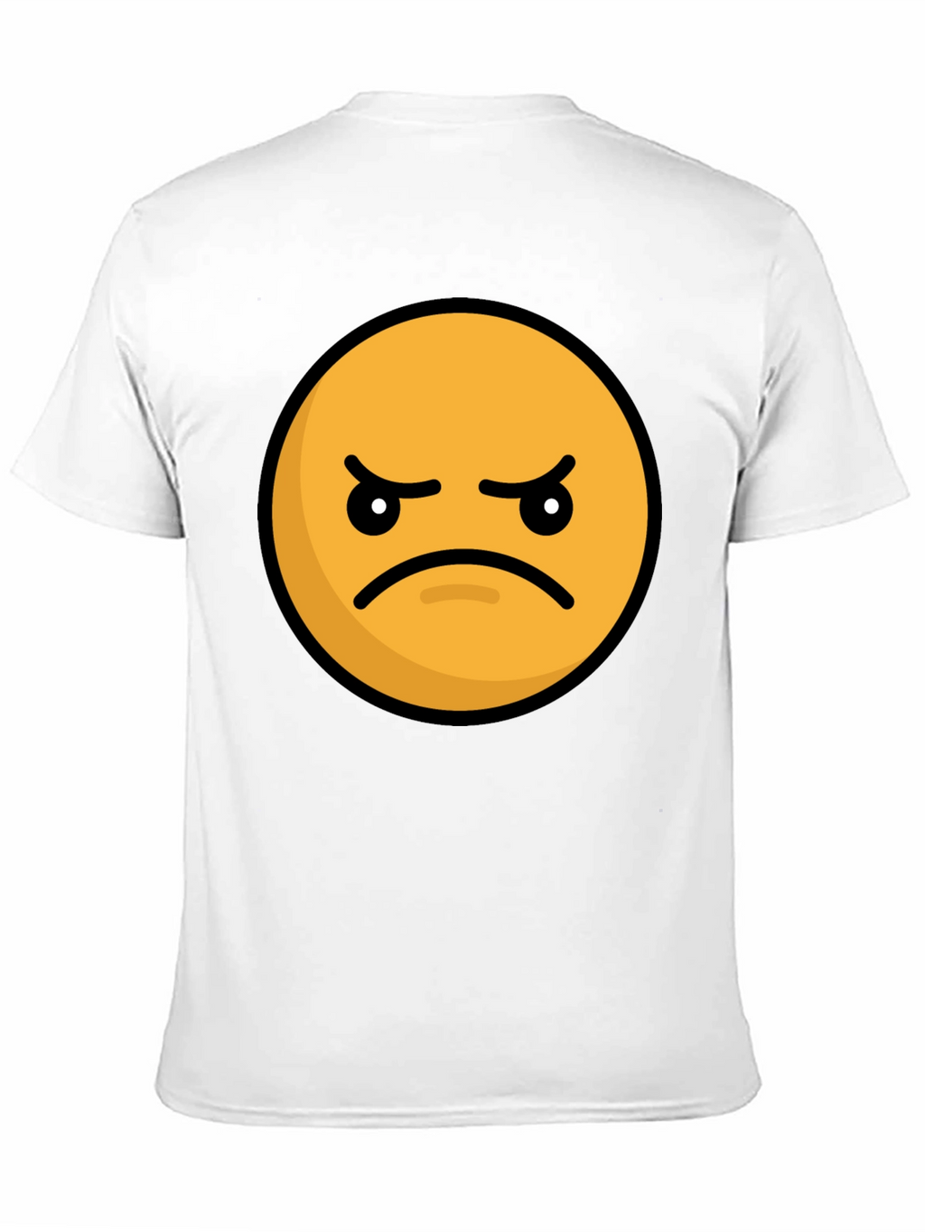 Angry Emoji Graphic Tee - Black