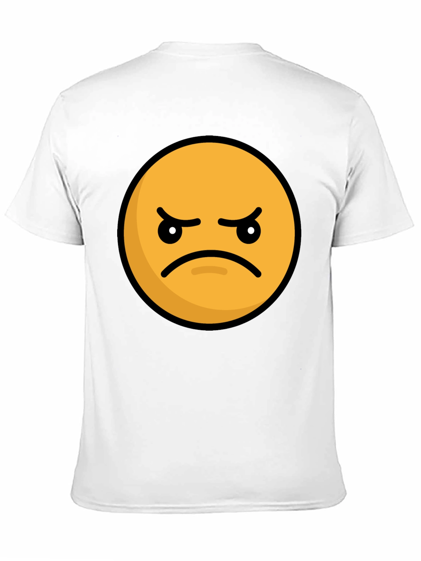 Angry Emoji Graphic Tee - Black