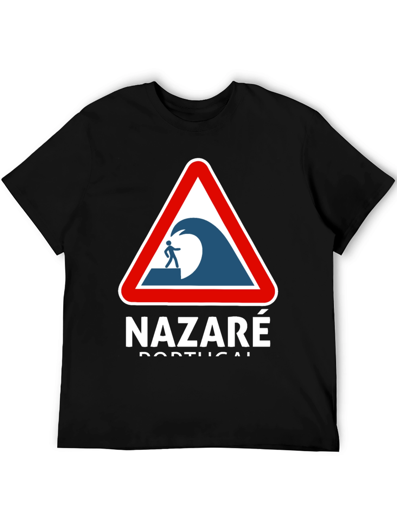 Nazaré Portugal Wave Warning T-Shirt
