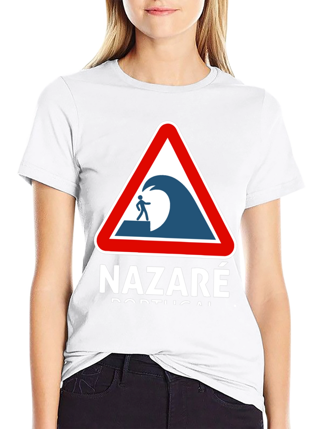 Nazaré Portugal Wave Warning T-Shirt