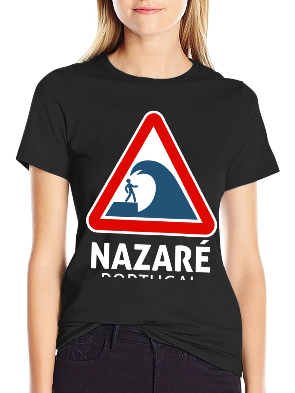 Nazaré Portugal Wave Warning T-Shirt