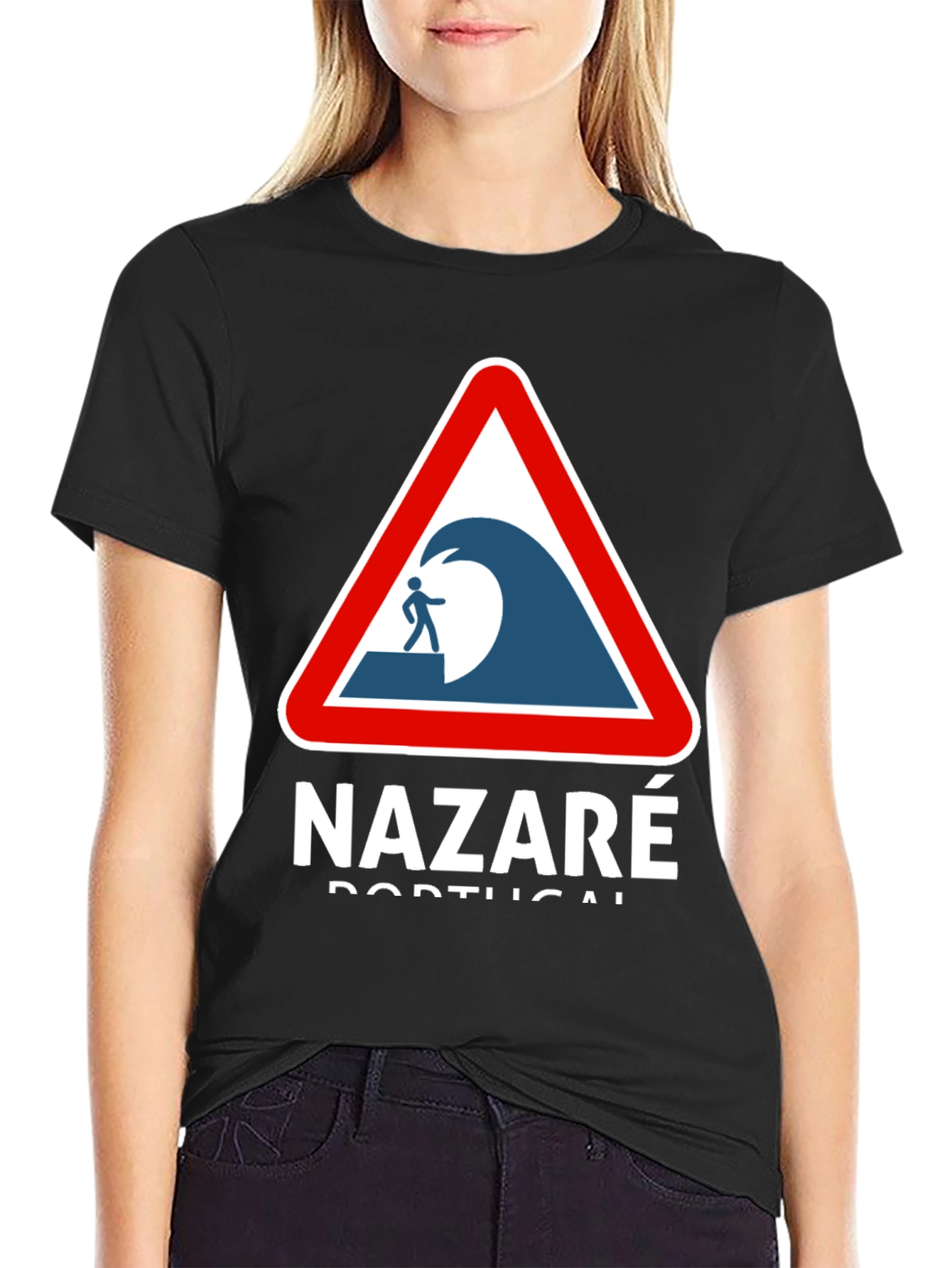 Nazaré Portugal Wave Warning T-Shirt