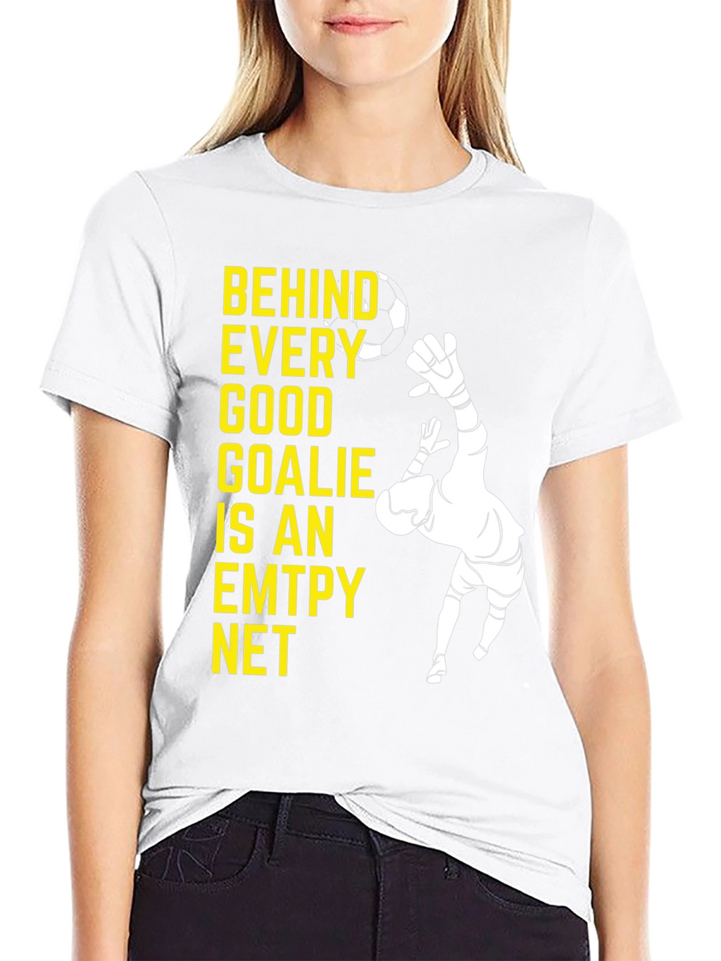 Goalkeeper Graphic Tee - Behind Every Good Goalie