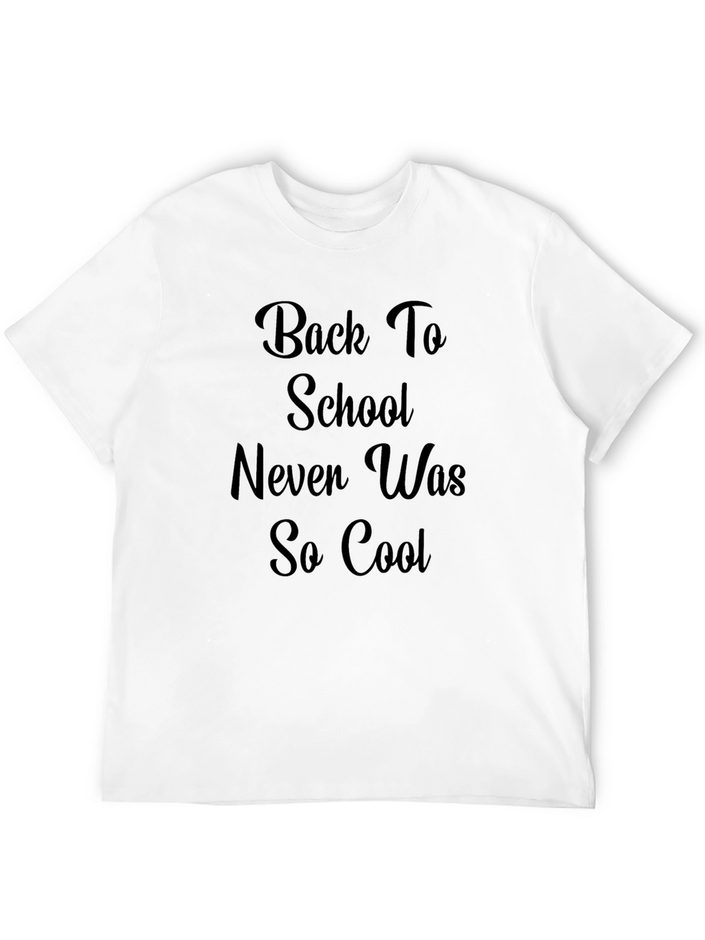 Back to School Graphic Tee - Cool Black T-Shirt
