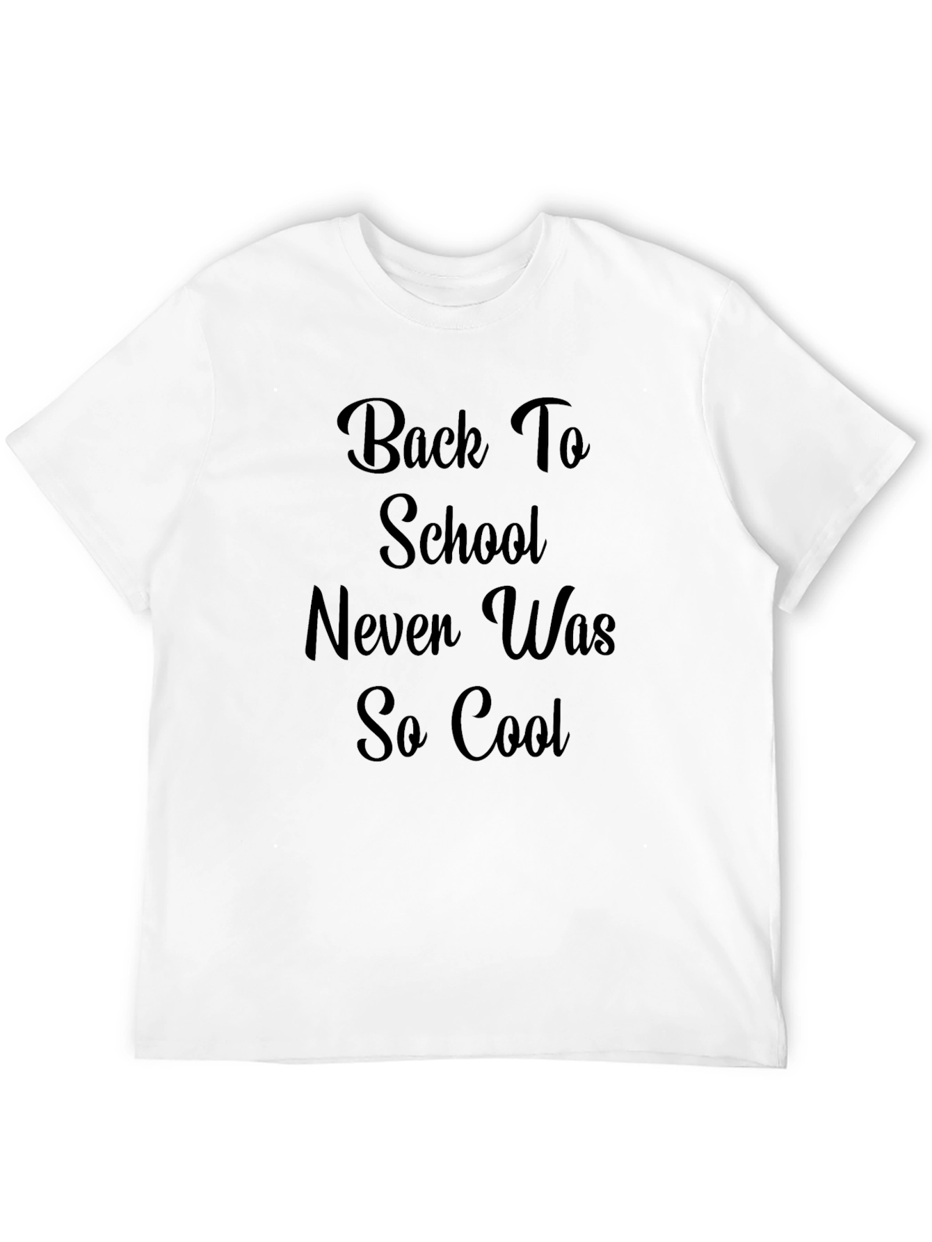 Back to School Graphic Tee - Cool Black T-Shirt