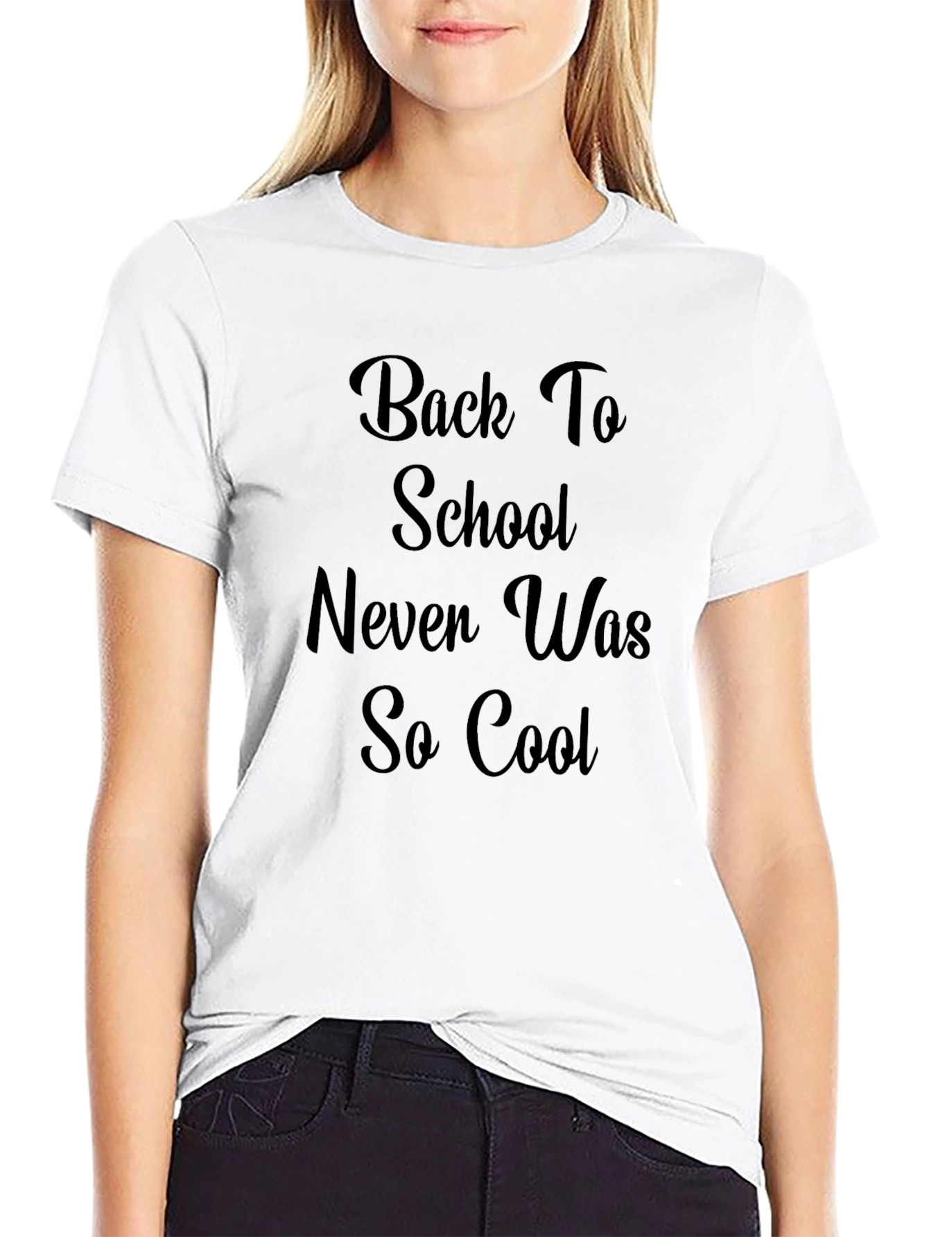 Back to School Graphic Tee - Cool Black T-Shirt