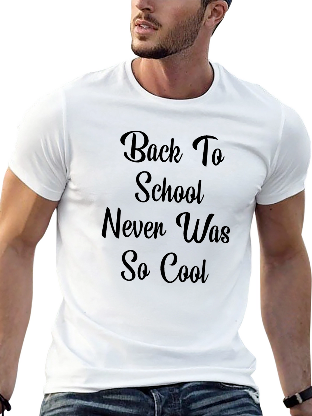 Back to School Graphic Tee - Cool Black T-Shirt