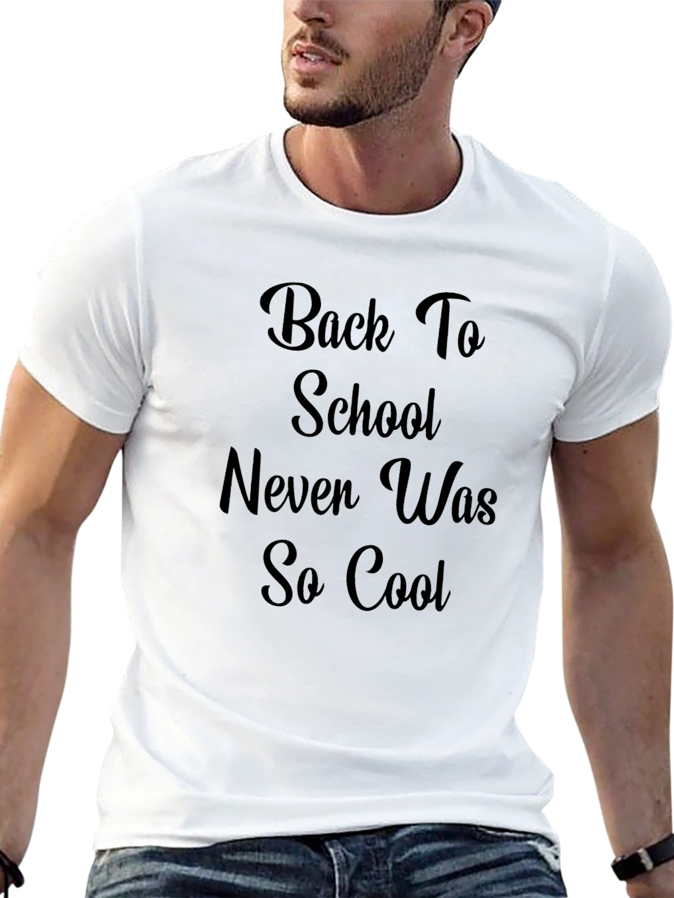 Back to School Graphic Tee - Cool Black T-Shirt