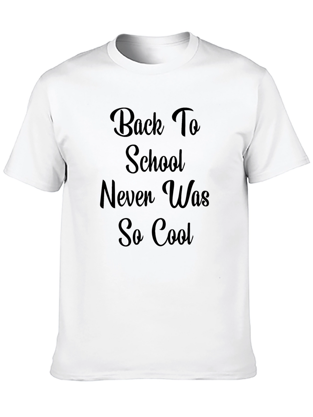 Back to School Graphic Tee - Cool Black T-Shirt