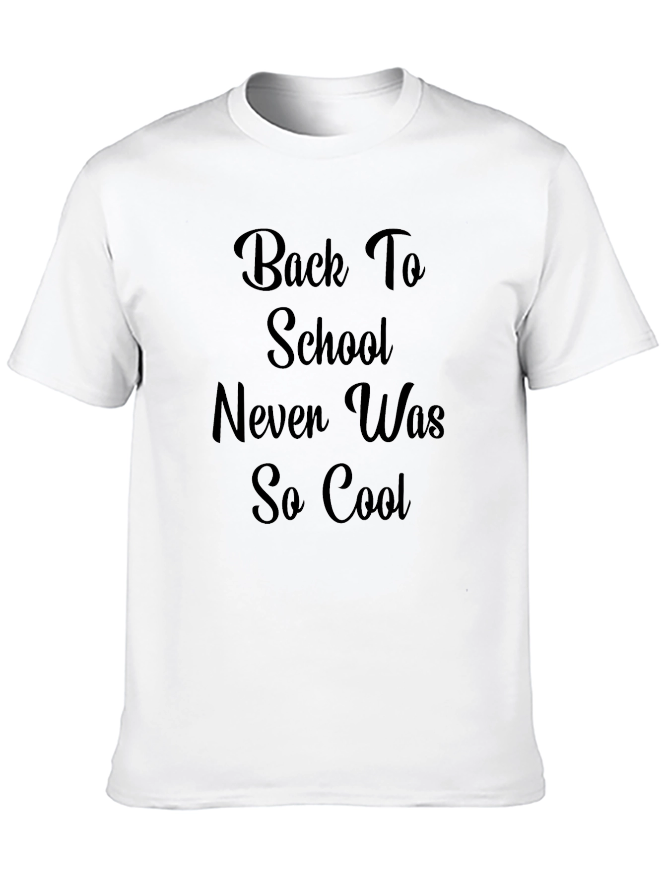 Back to School Graphic Tee - Cool Black T-Shirt