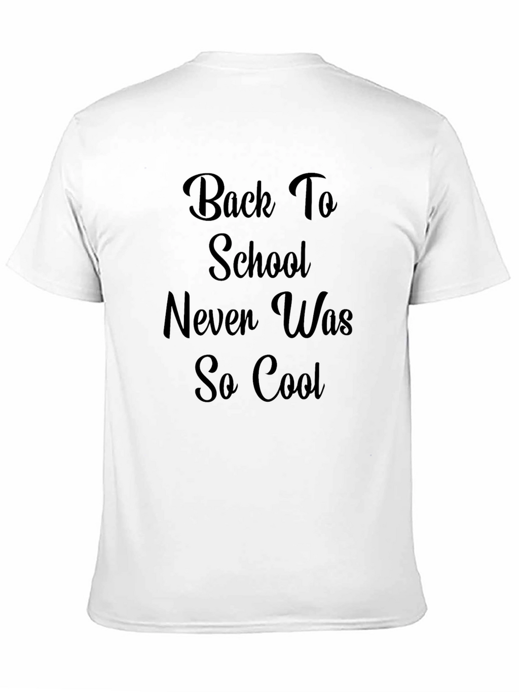 Back to School Graphic Tee - Cool Black T-Shirt