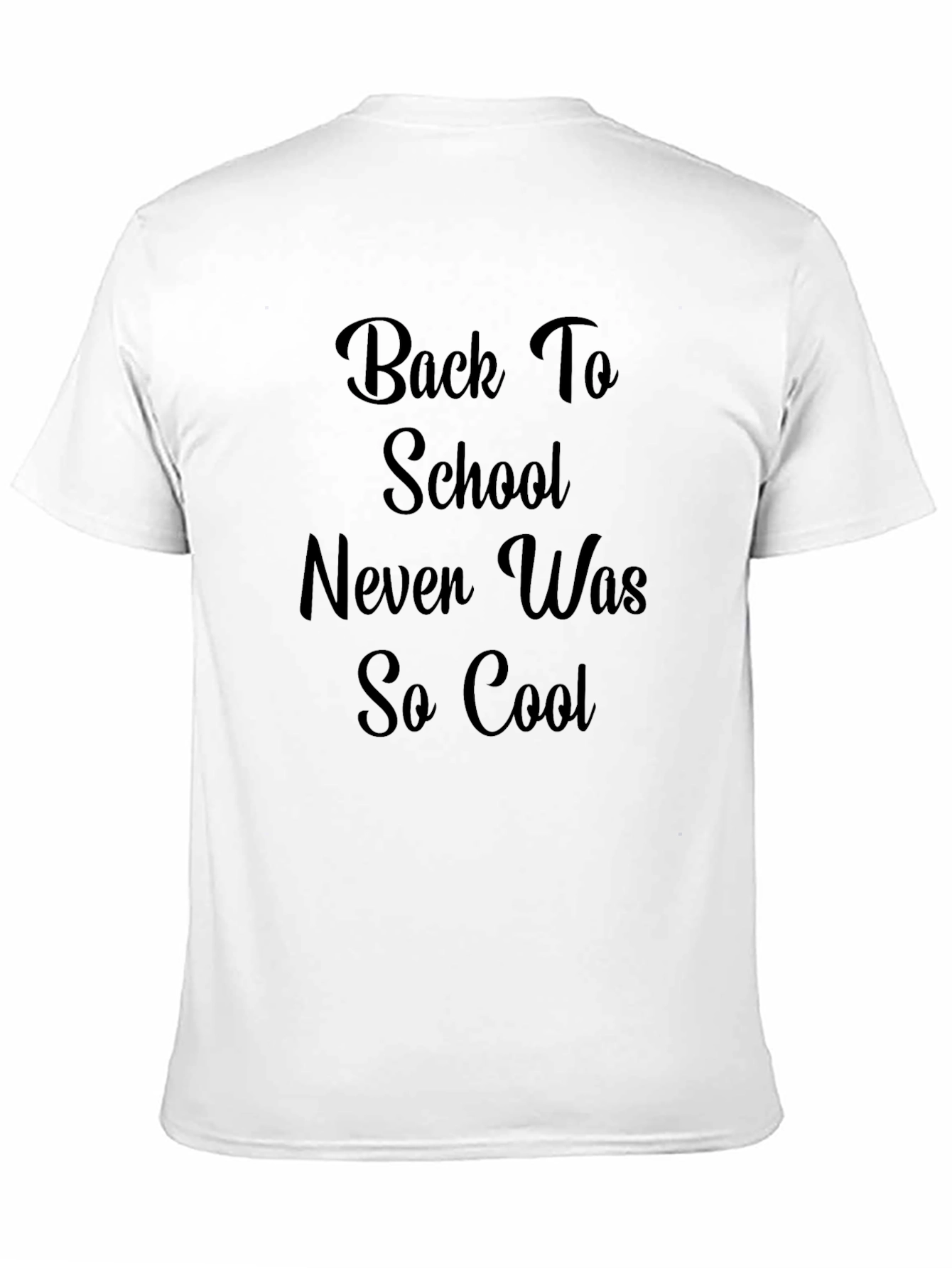 Back to School Graphic Tee - Cool Black T-Shirt