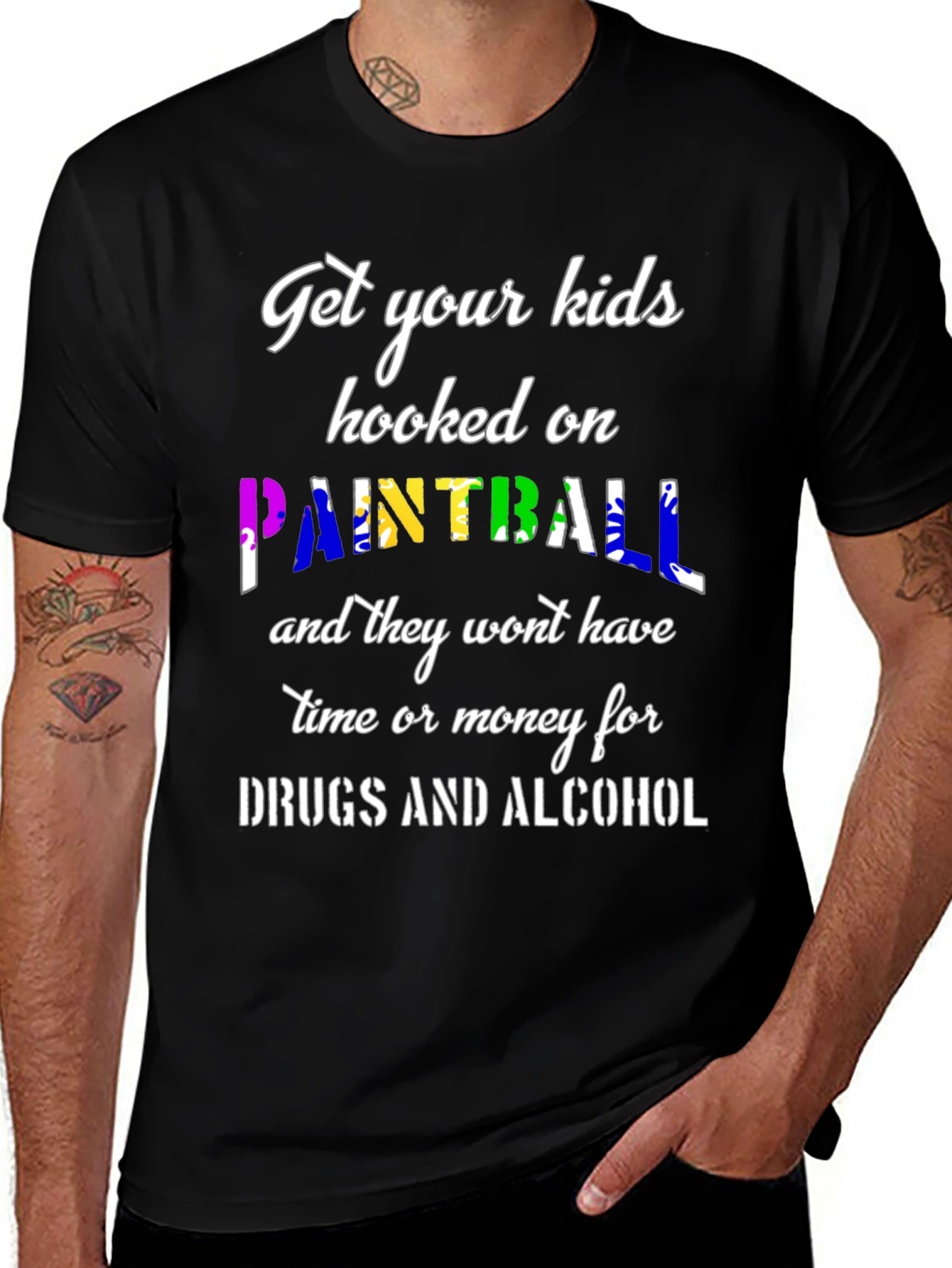 Get Your Kids Hooked on Paintball T-Shirt
