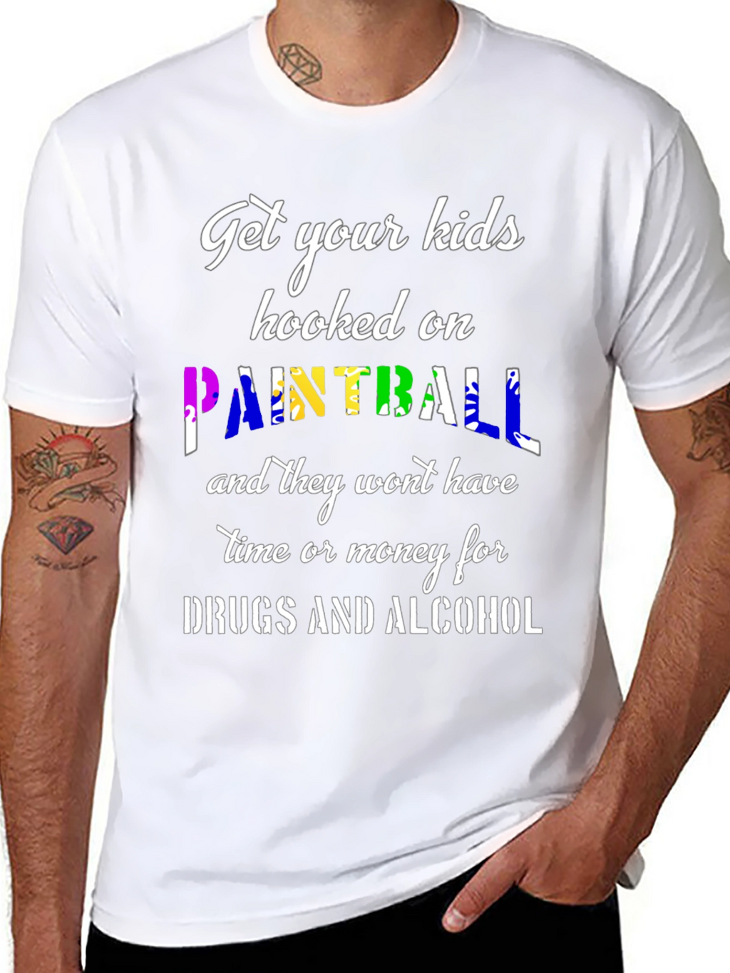 Get Your Kids Hooked on Paintball T-Shirt