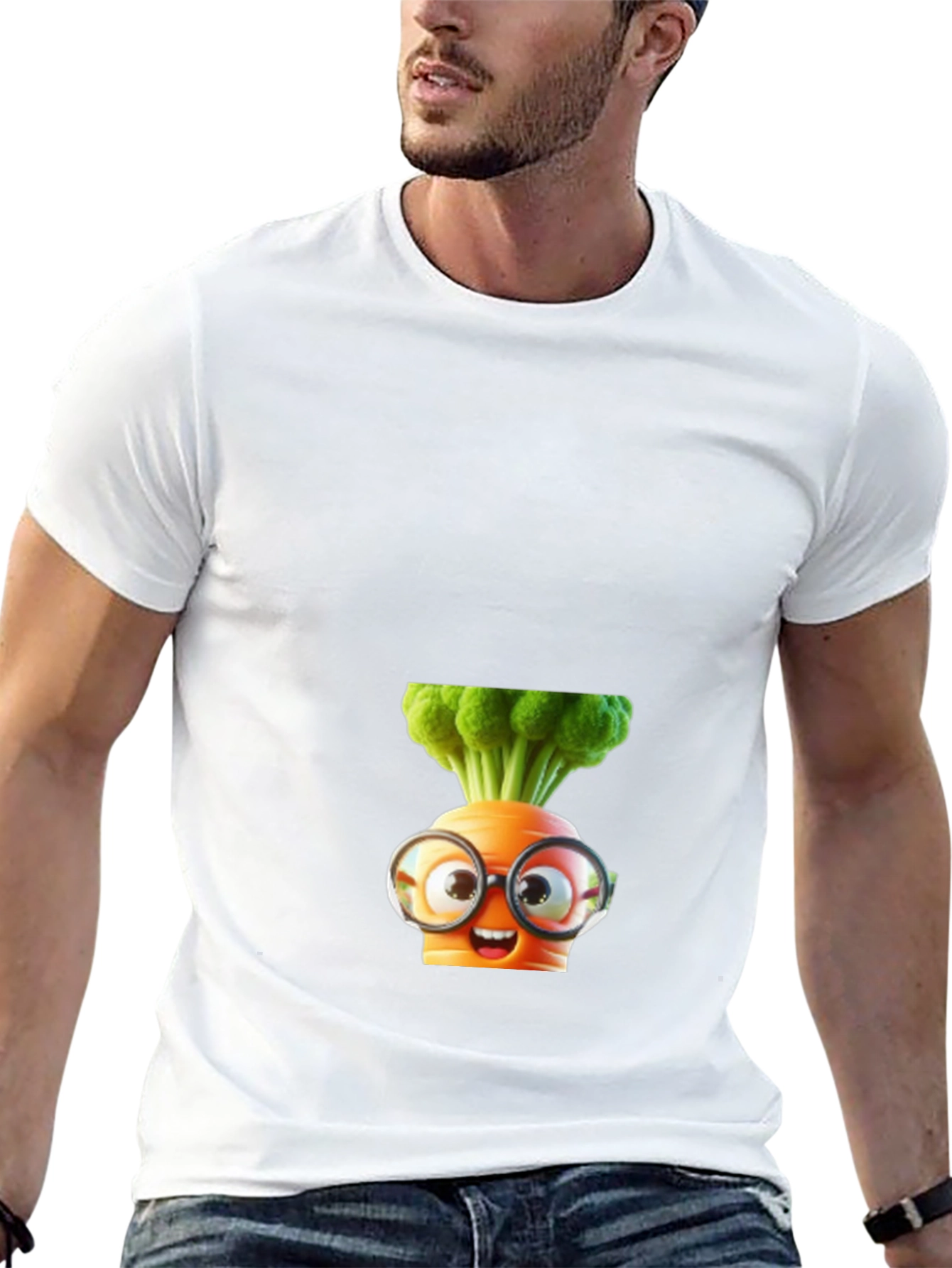 Cartoon Carrot T-Shirt