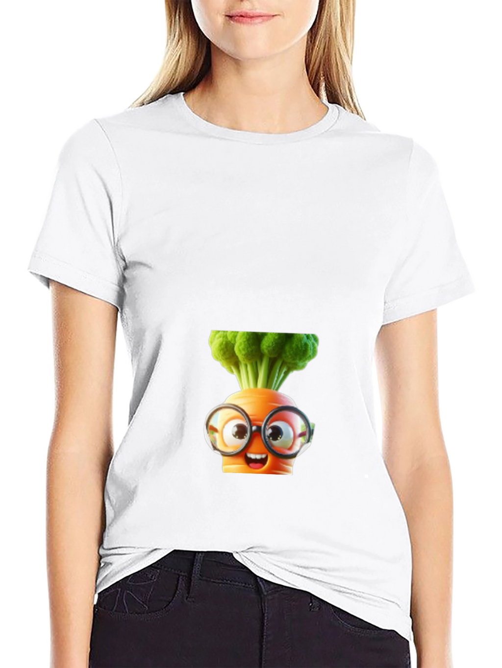 Cartoon Carrot T-Shirt