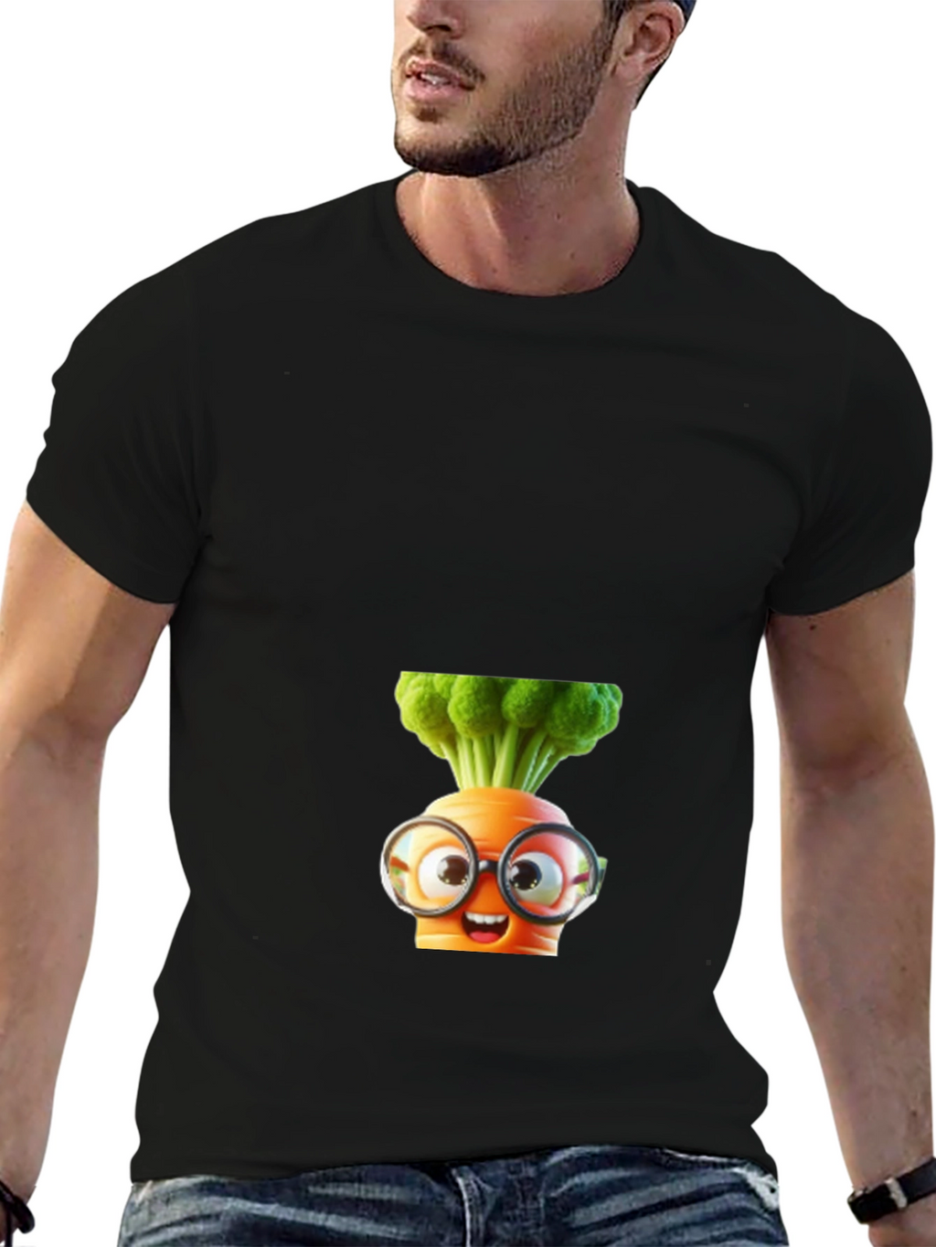 Cartoon Carrot T-Shirt