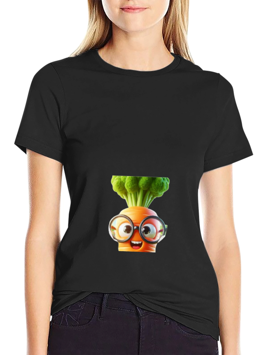 Cartoon Carrot T-Shirt