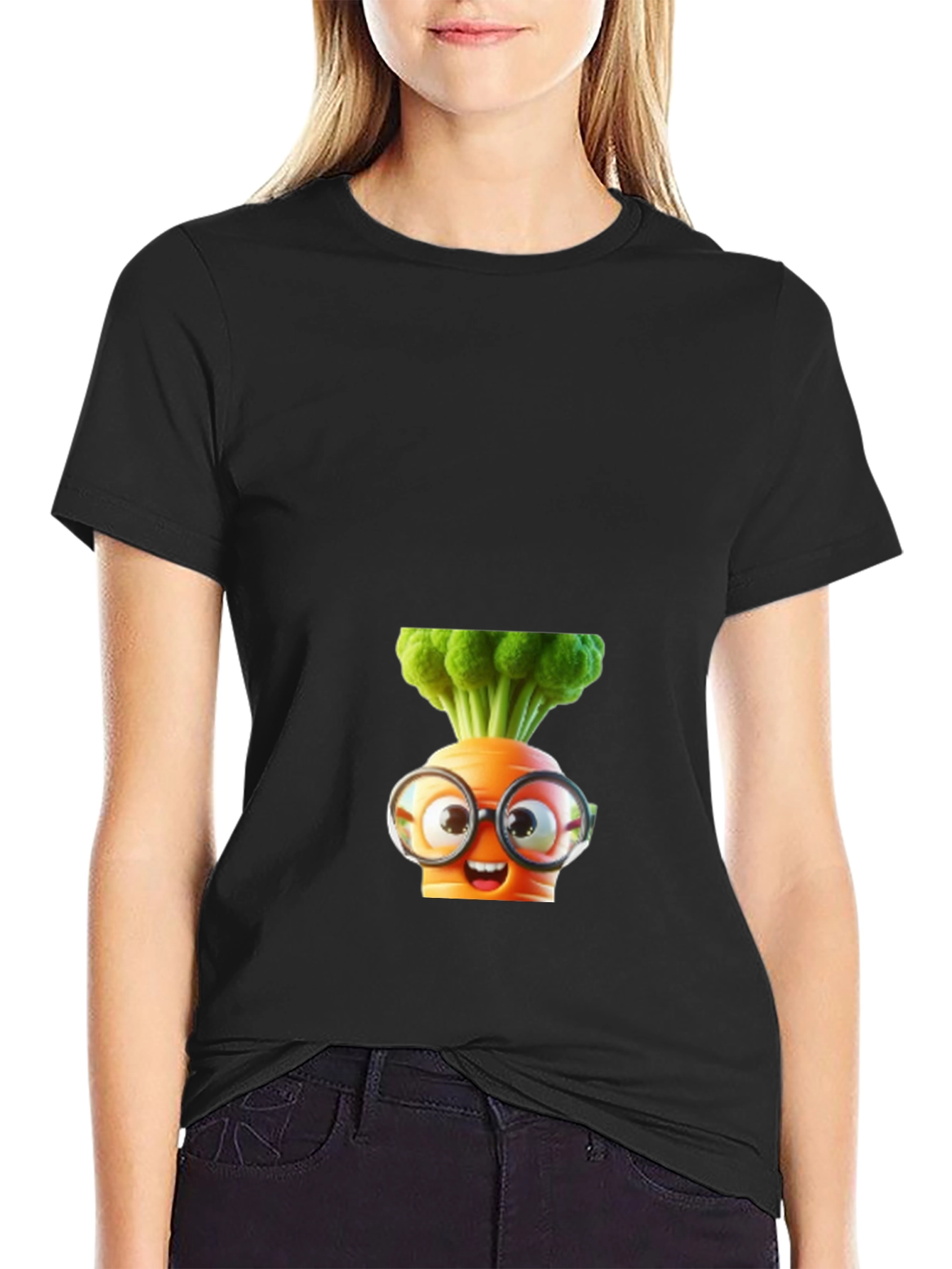 Cartoon Carrot T-Shirt