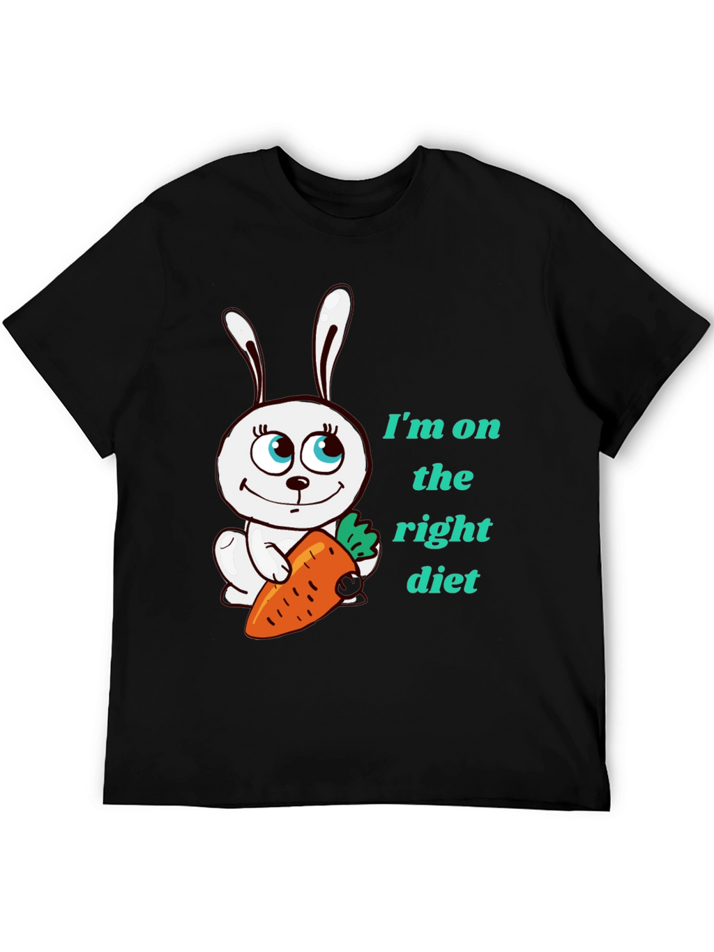 Funny Rabbit Diet T-Shirt