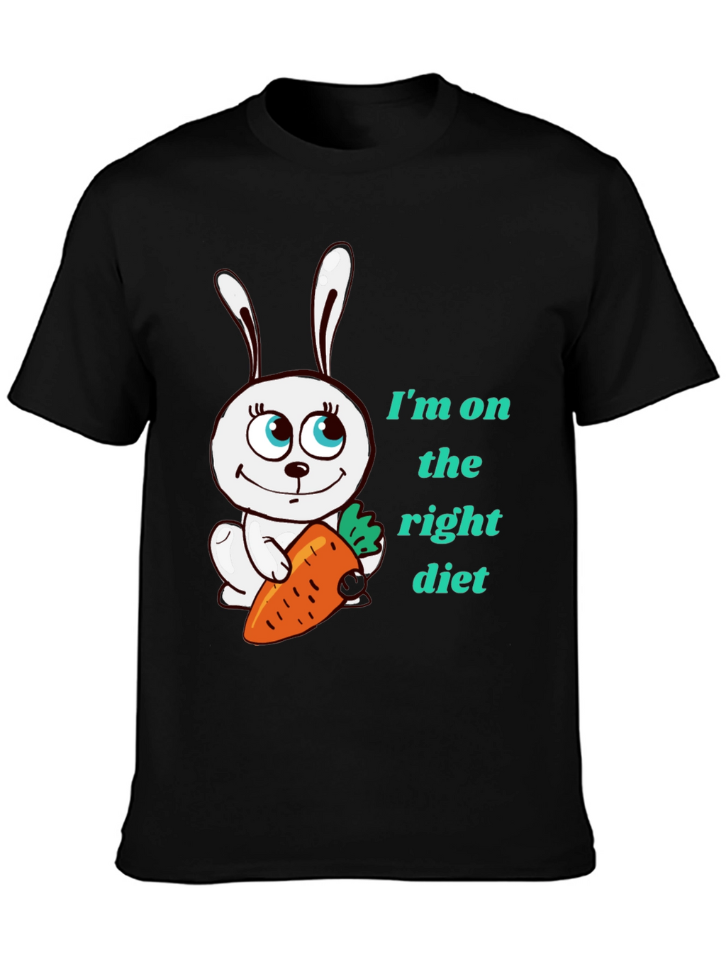 Funny Rabbit Diet T-Shirt