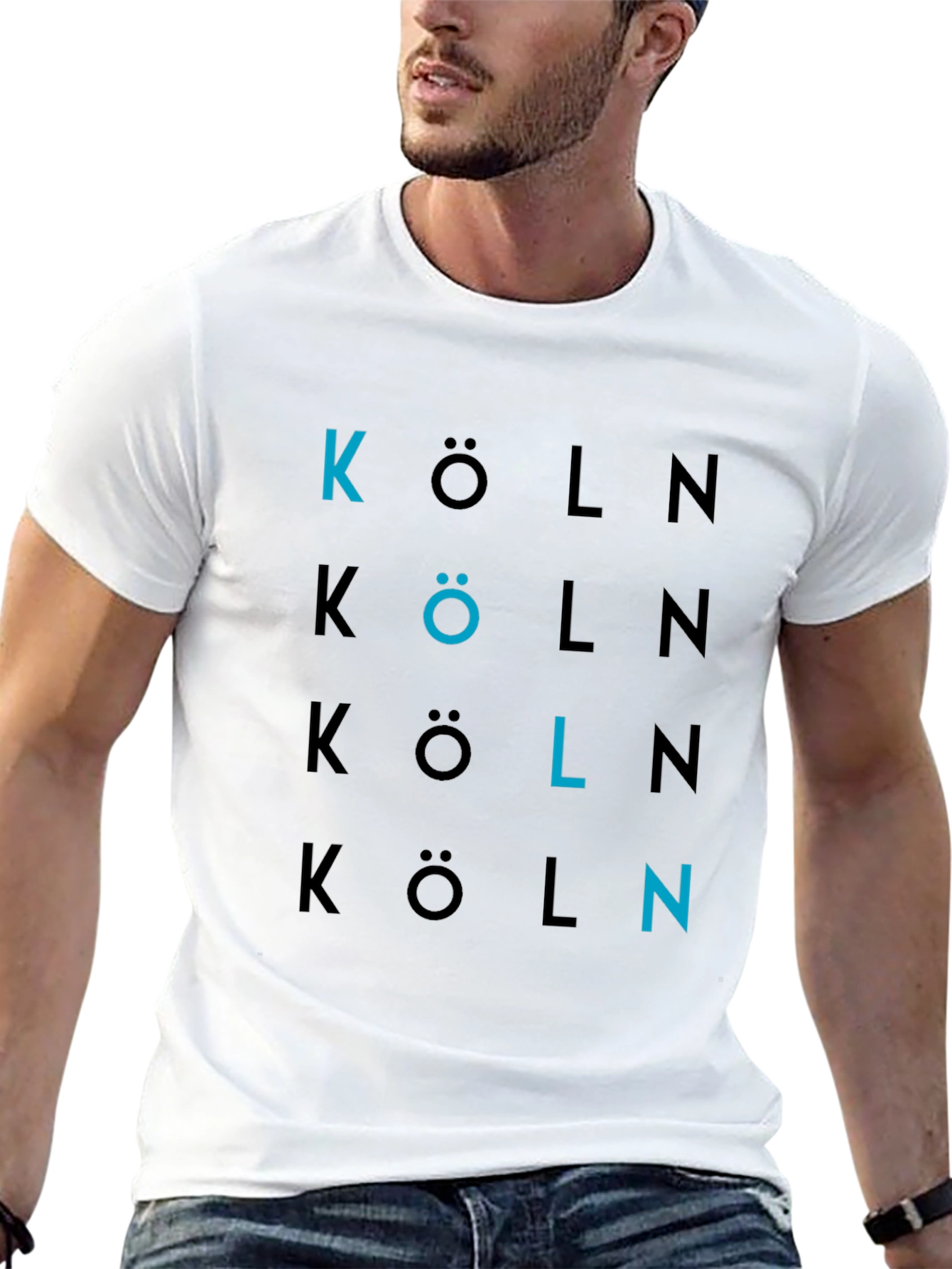 Köln Graphic Print Crew Neck T-Shirt