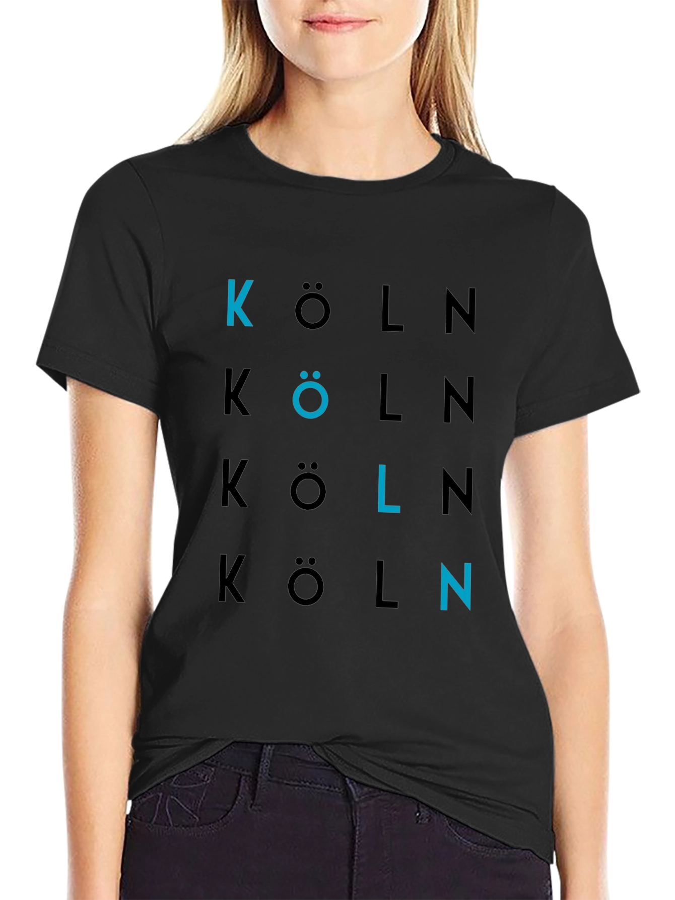 Köln Graphic Print Crew Neck T-Shirt
