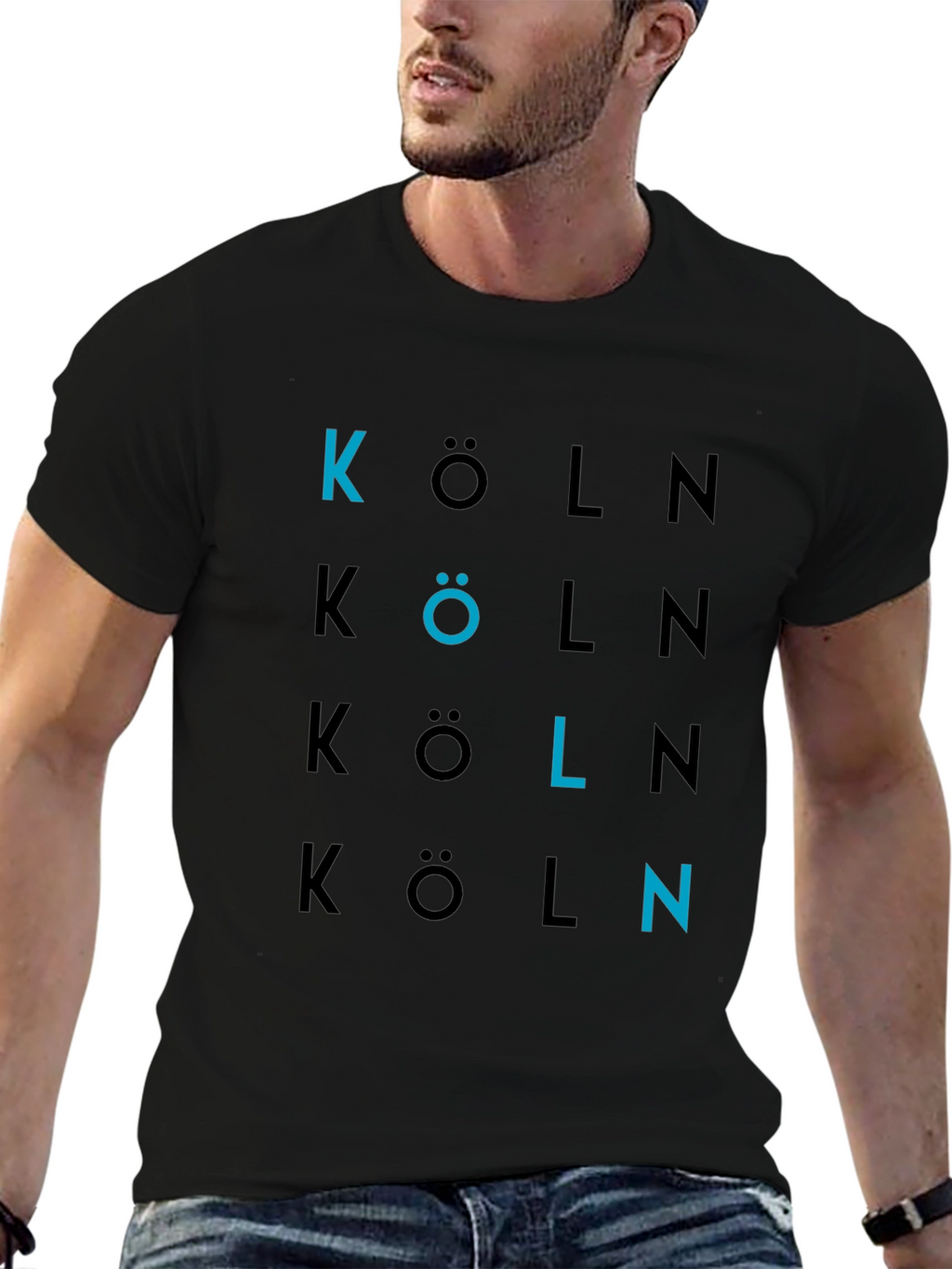 Köln Graphic Print Crew Neck T-Shirt
