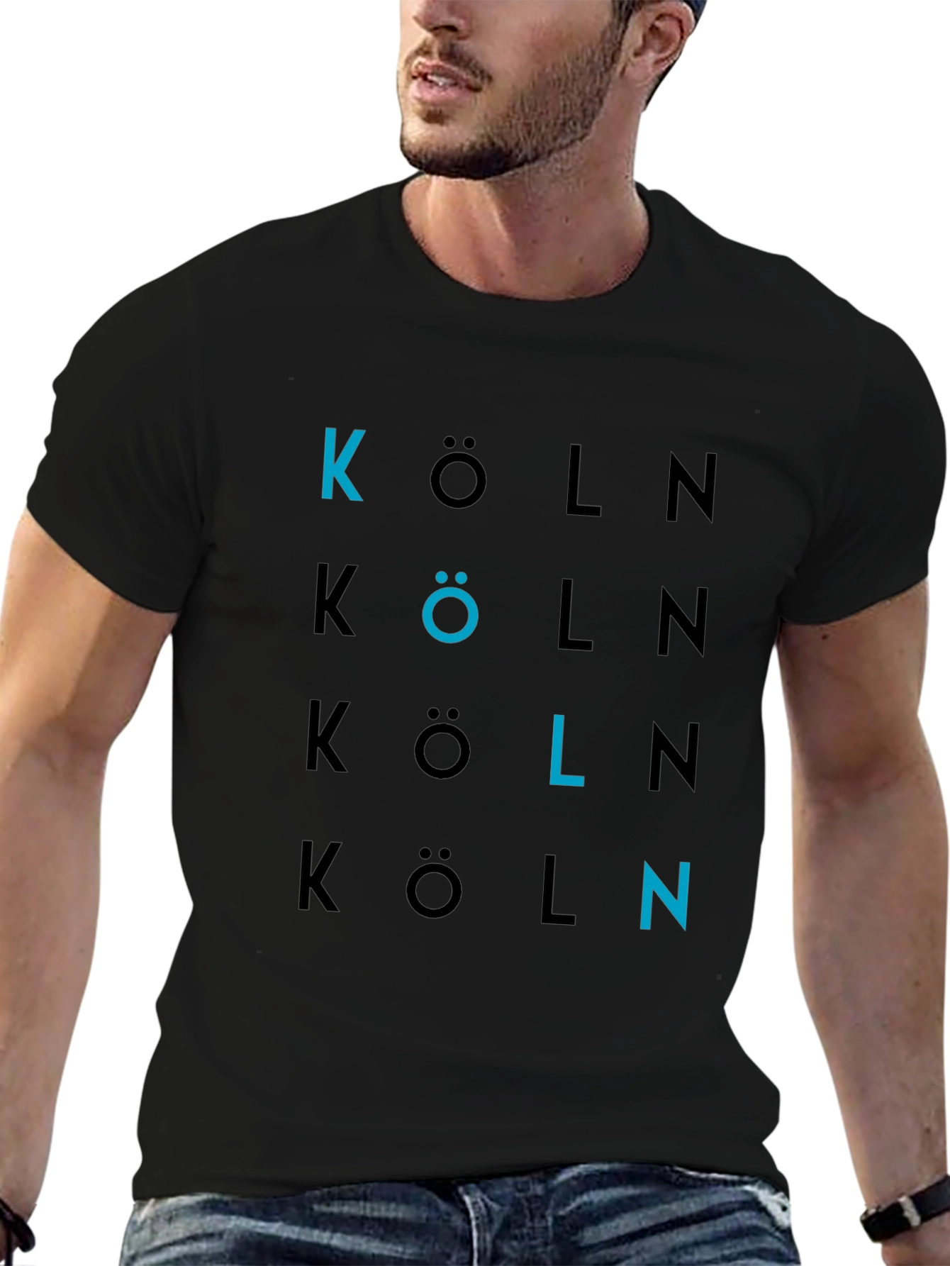 Köln Graphic Print Crew Neck T-Shirt