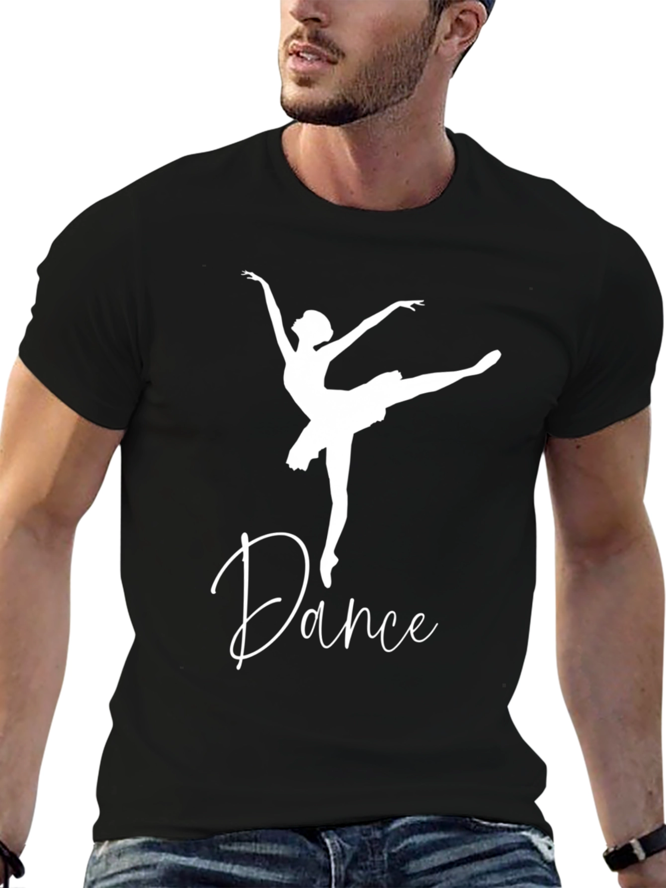 Dance Ballerina Black T-Shirt