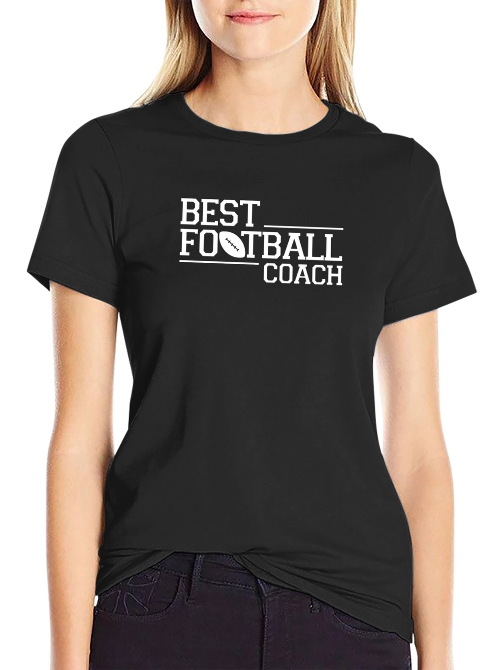 Best Football Coach T-Shirt - Black