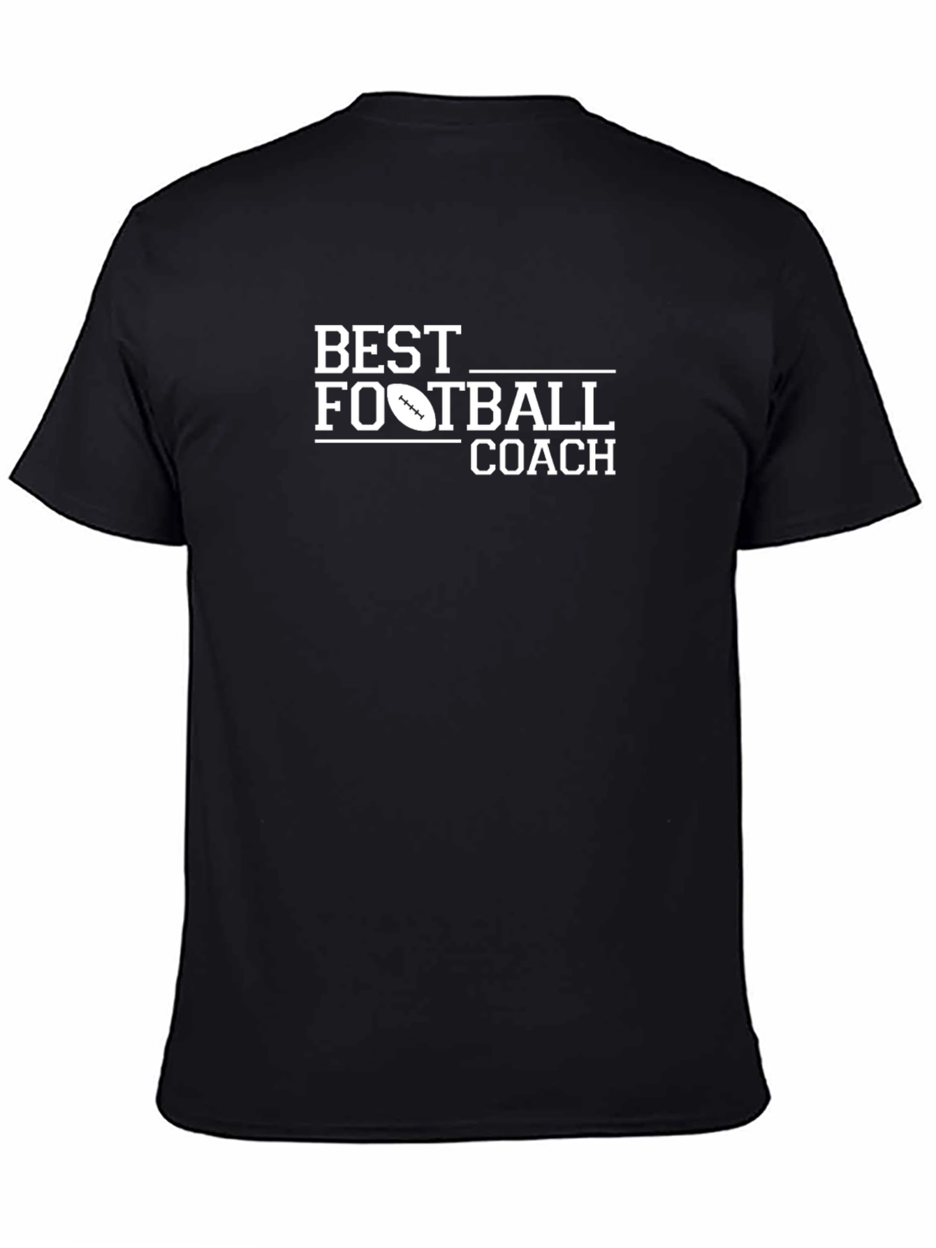 Best Football Coach T-Shirt - Black
