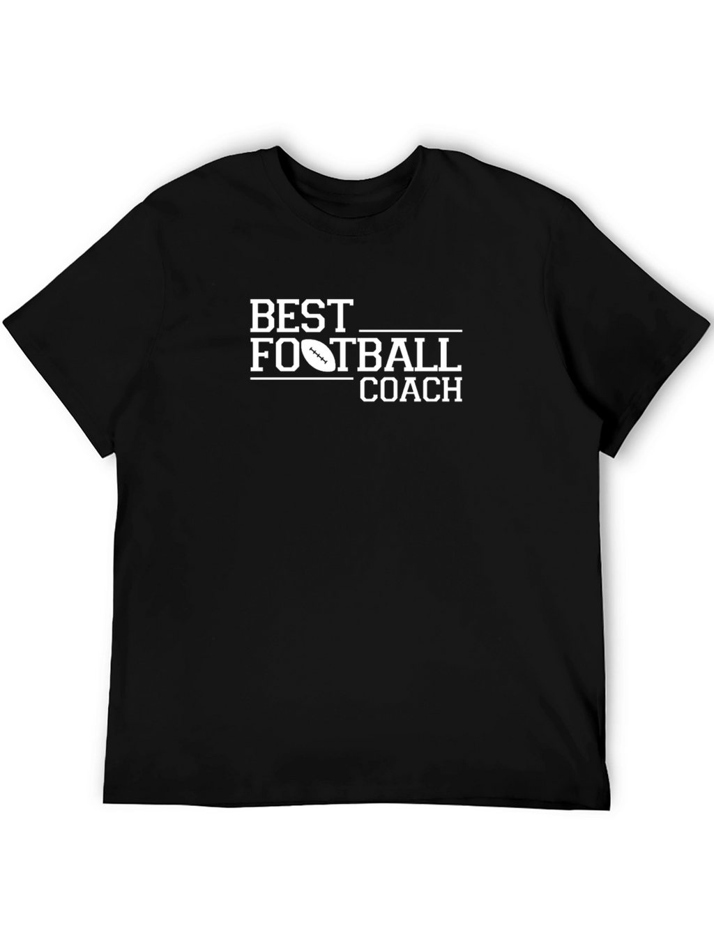 Best Football Coach T-Shirt - Black