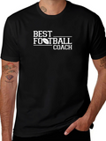 Best Football Coach T-Shirt - Black