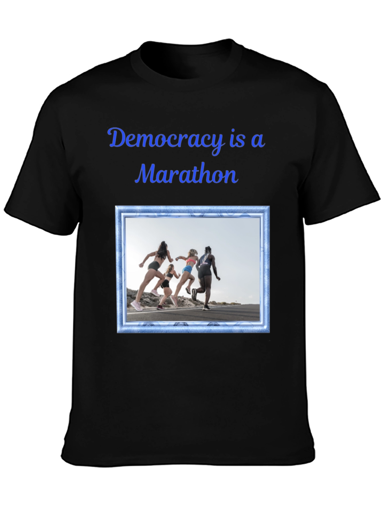 Democracy Marathon Graphic Tee - Unisex