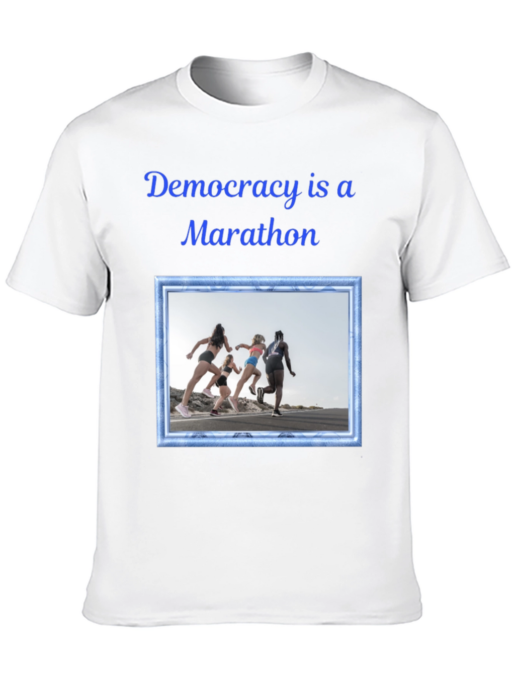 Democracy Marathon Graphic Tee - Unisex