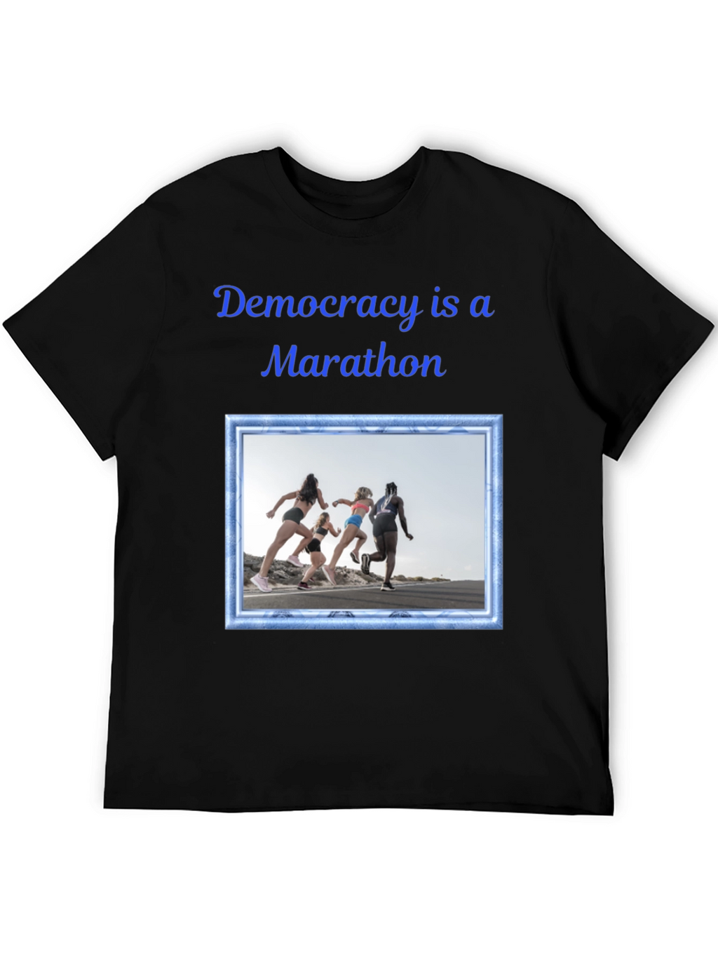 Democracy Marathon Graphic Tee - Unisex