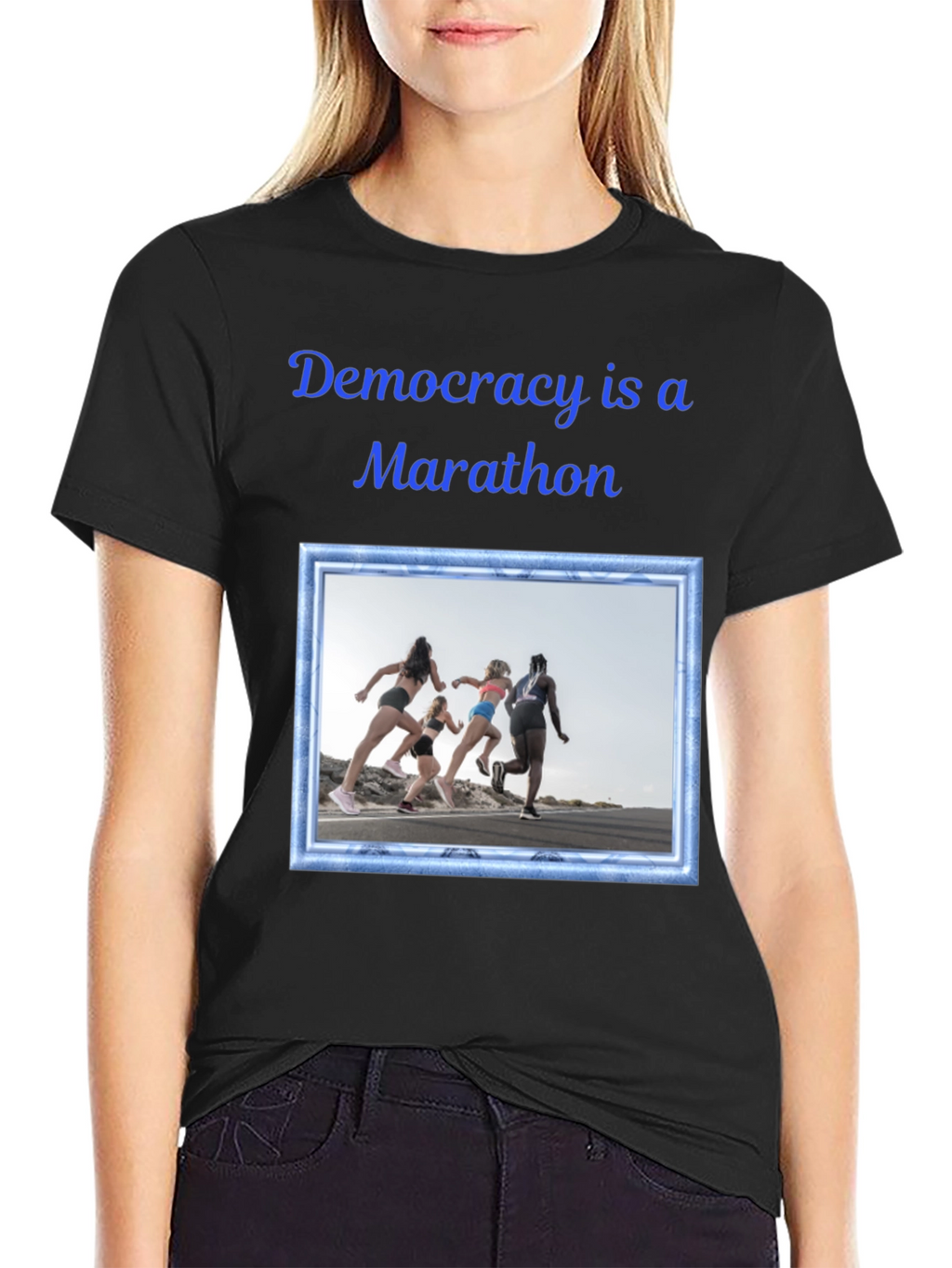 Democracy Marathon Graphic Tee - Unisex