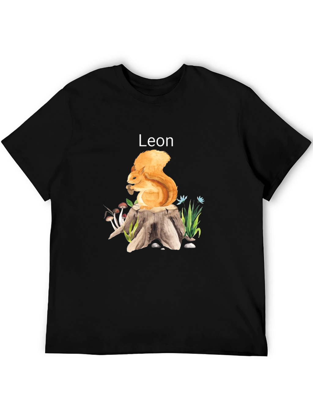Squirrel Leon T-Shirt - Nature Lover Tee