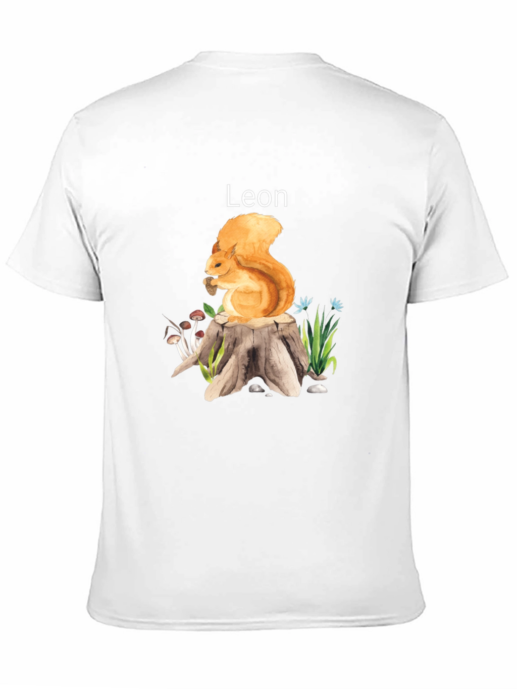 Squirrel Leon T-Shirt - Nature Lover Tee