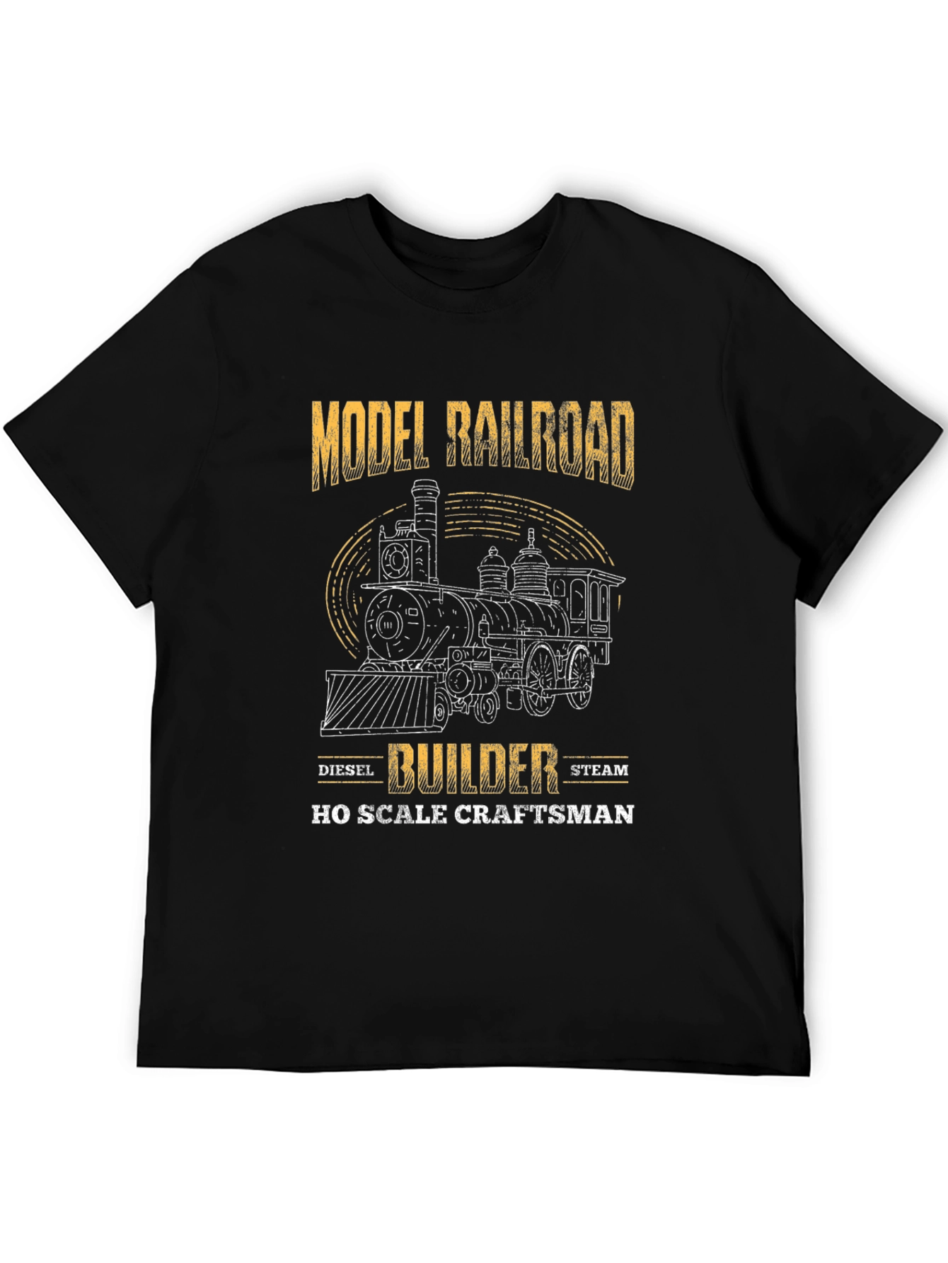Model Railroad Builder T-Shirt - Hobby Enthusiast Tee