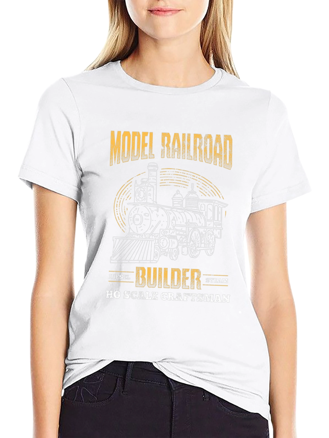 Model Railroad Builder T-Shirt - Hobby Enthusiast Tee