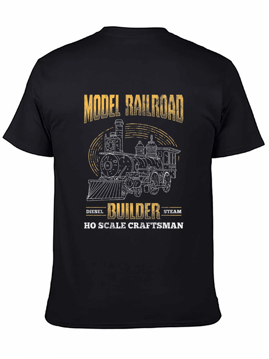 Model Railroad Builder T-Shirt - Hobby Enthusiast Tee
