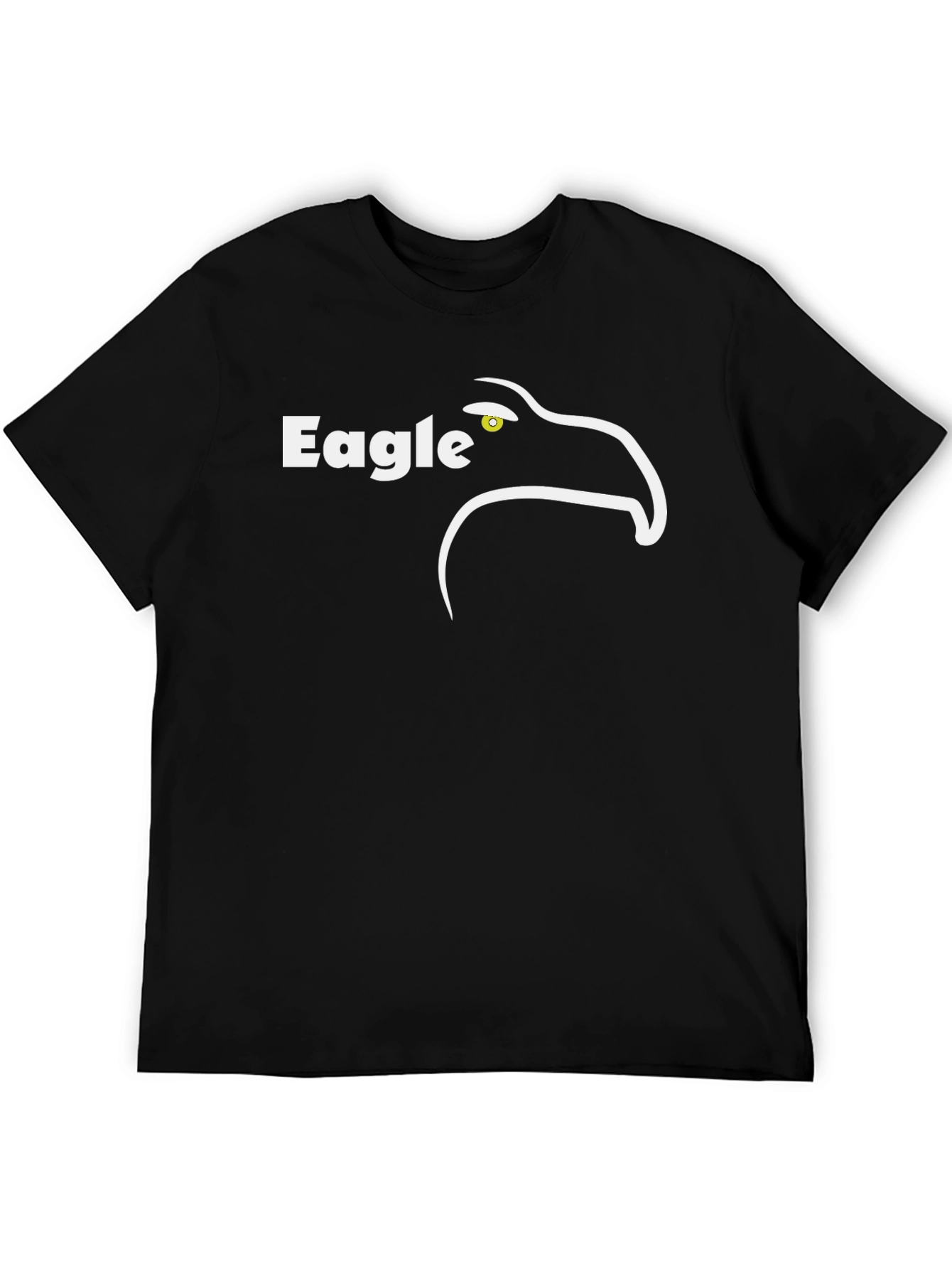 Eagle Graphic T-Shirt - Black Crew Neck Tee