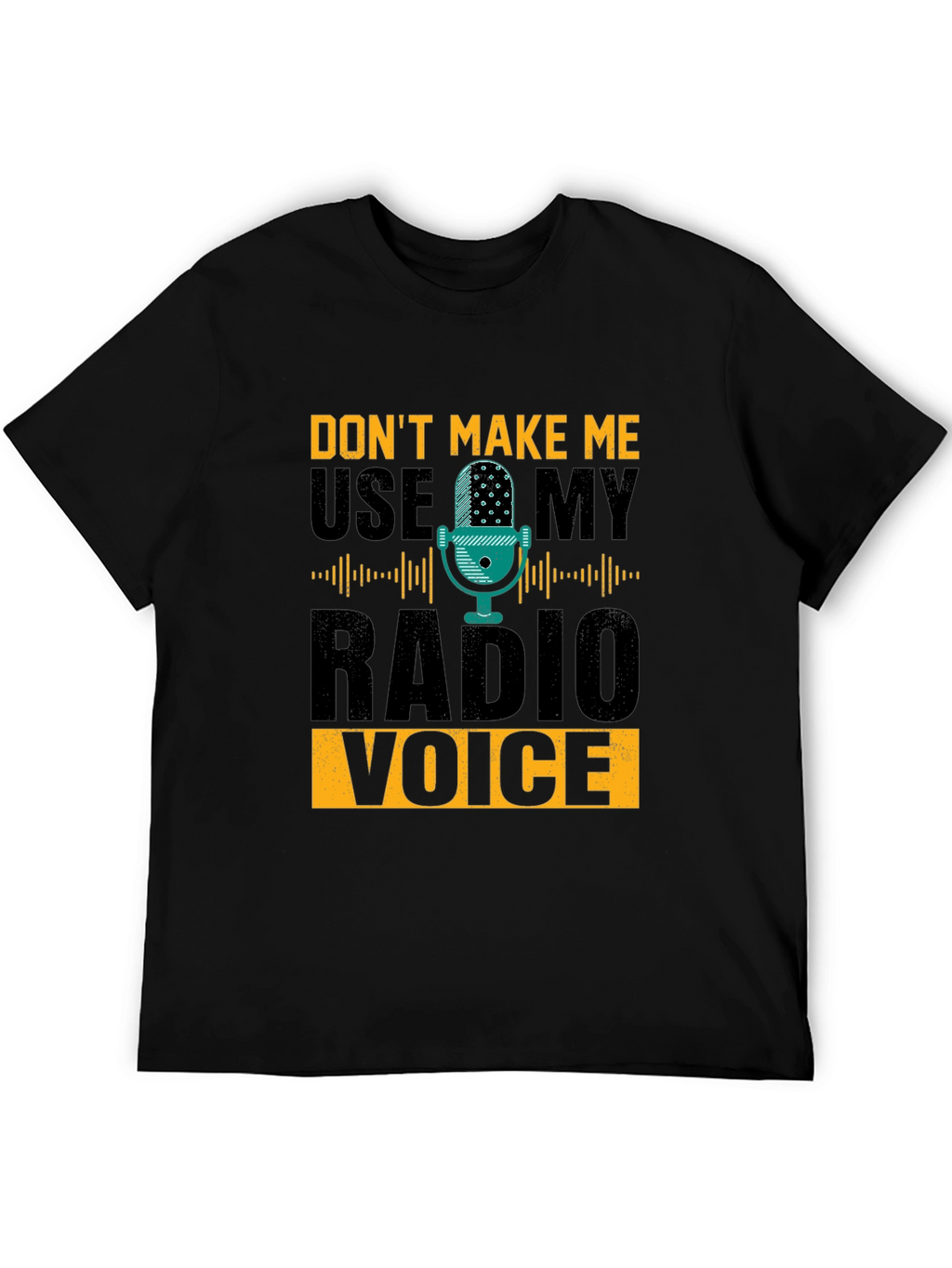 Radio Voice T-Shirt - Funny DJ Broadcaster Tee