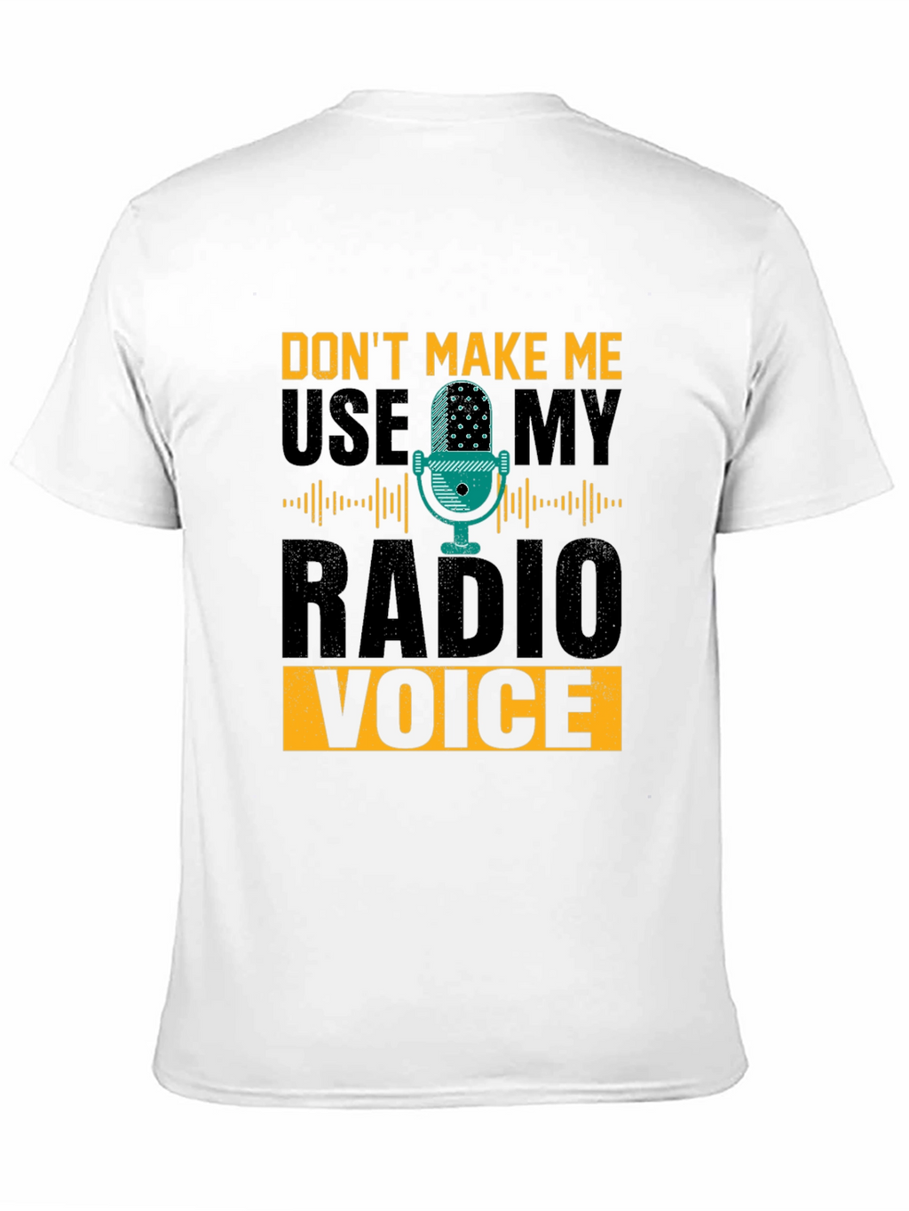 Radio Voice T-Shirt - Funny DJ Broadcaster Tee